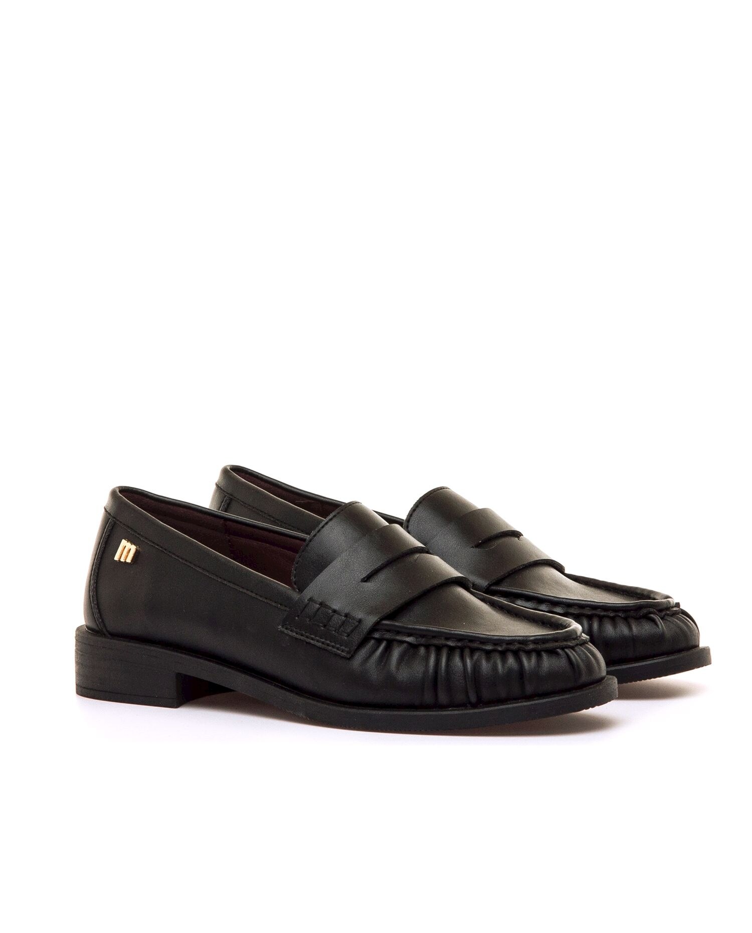 Mocassins Rasos Preto-5