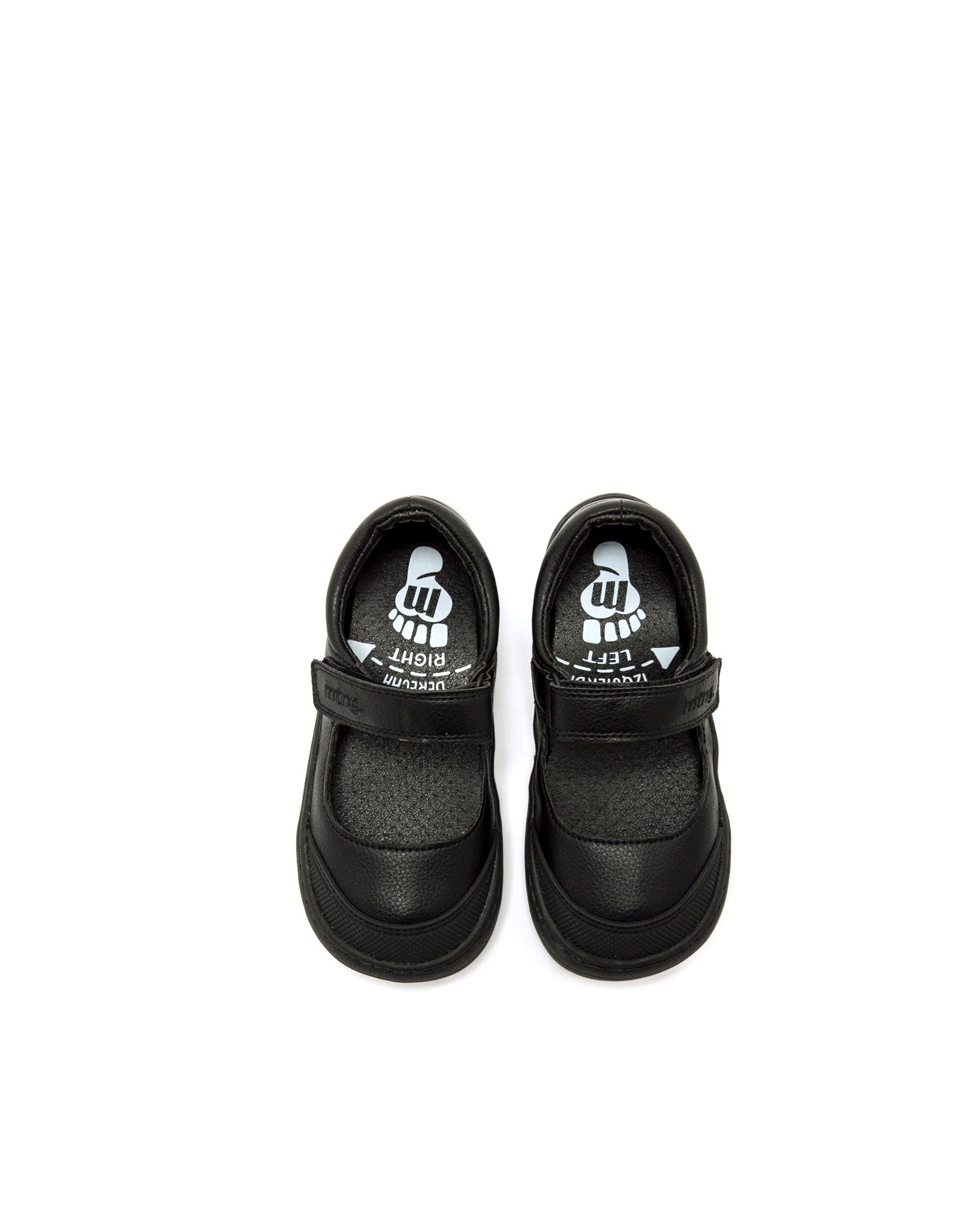 Bailarinas Infantil Estilo Colegial com Piso Barefoot MTNG Preto mate-2