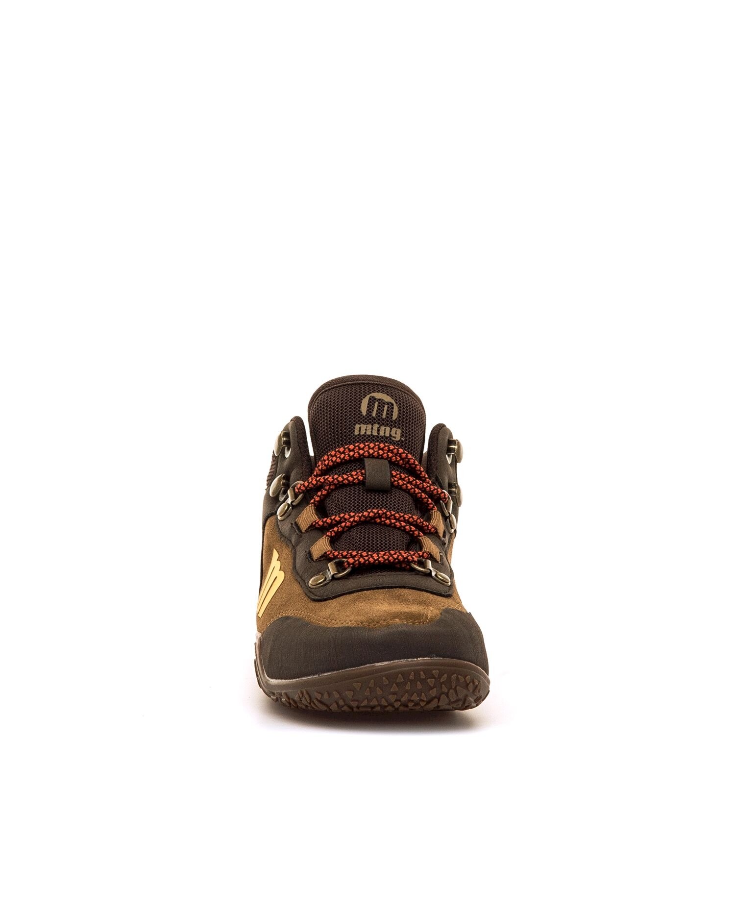 Sapatilhas Desportivas em Pele com Piso Vibram Castanho-3