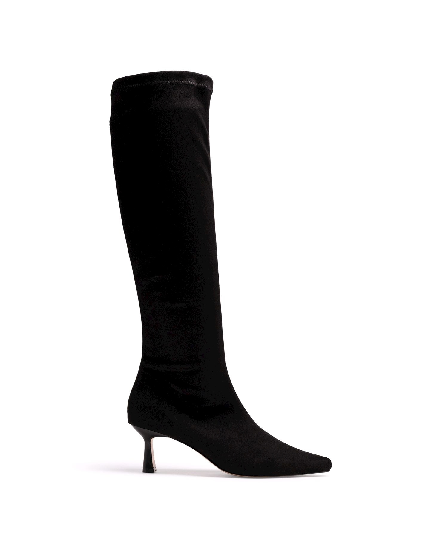 Imagem 0 de Botas Altas com Salto Fino e Cano Stretch