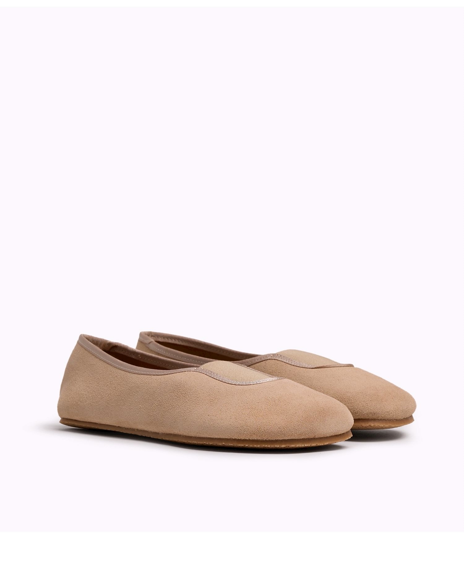 Sapatos Rasos Estilo Merceditas em Pele com Piso Barefoot Natural-5