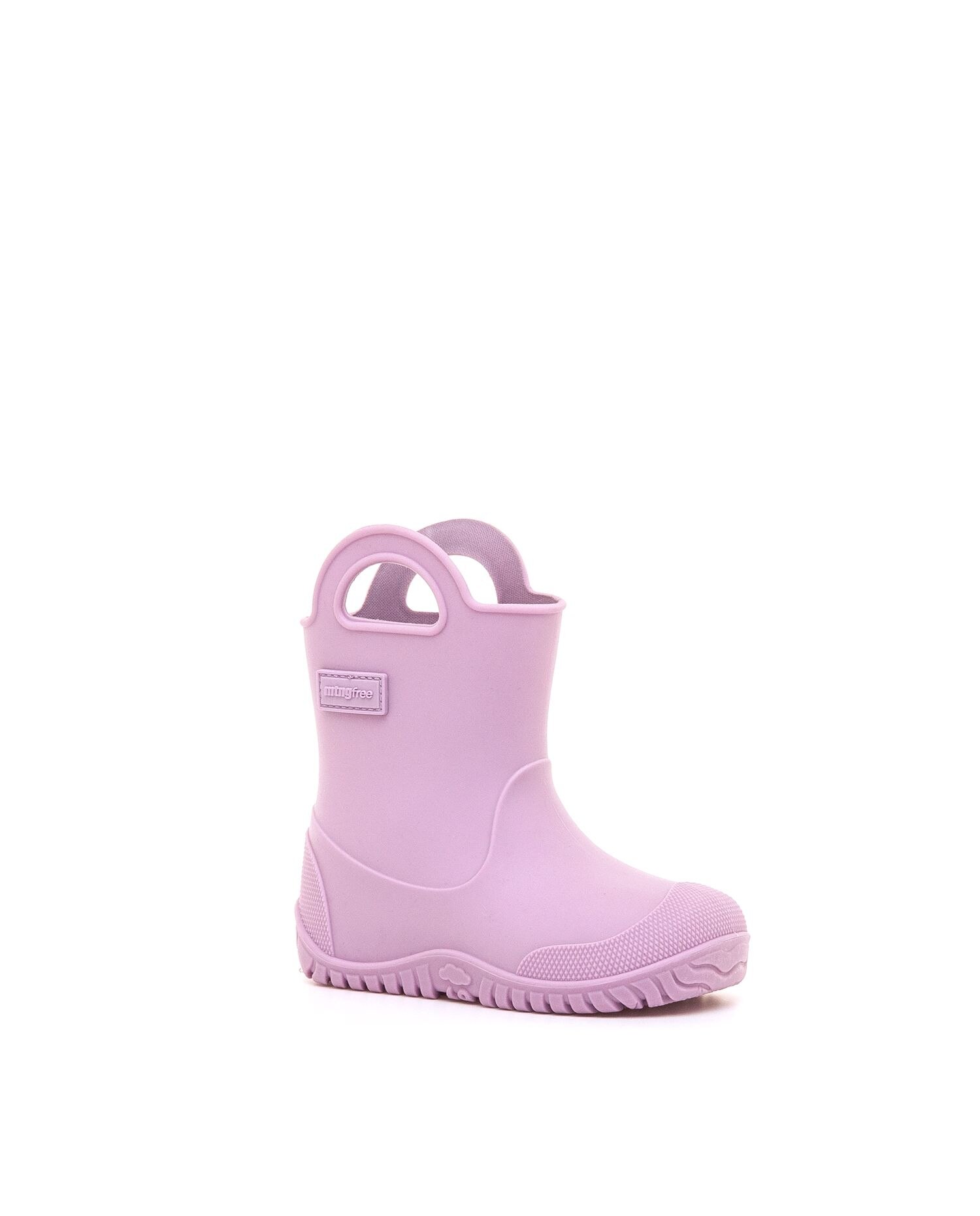 Botas de Água Infantil com Piso Barefoot Lilás-2