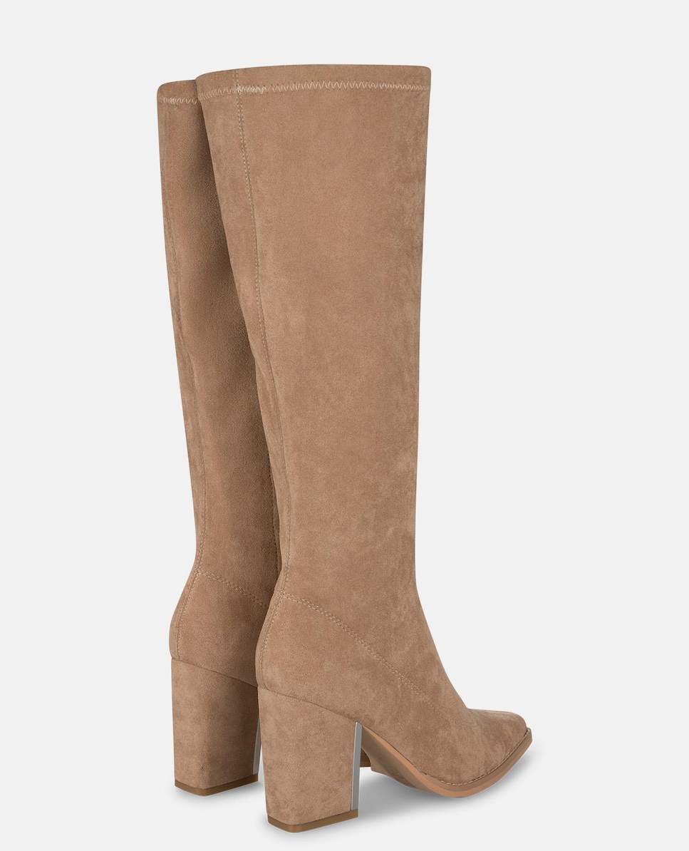 Botas básicas de mujer con tacón y puntera afilada Areia-3