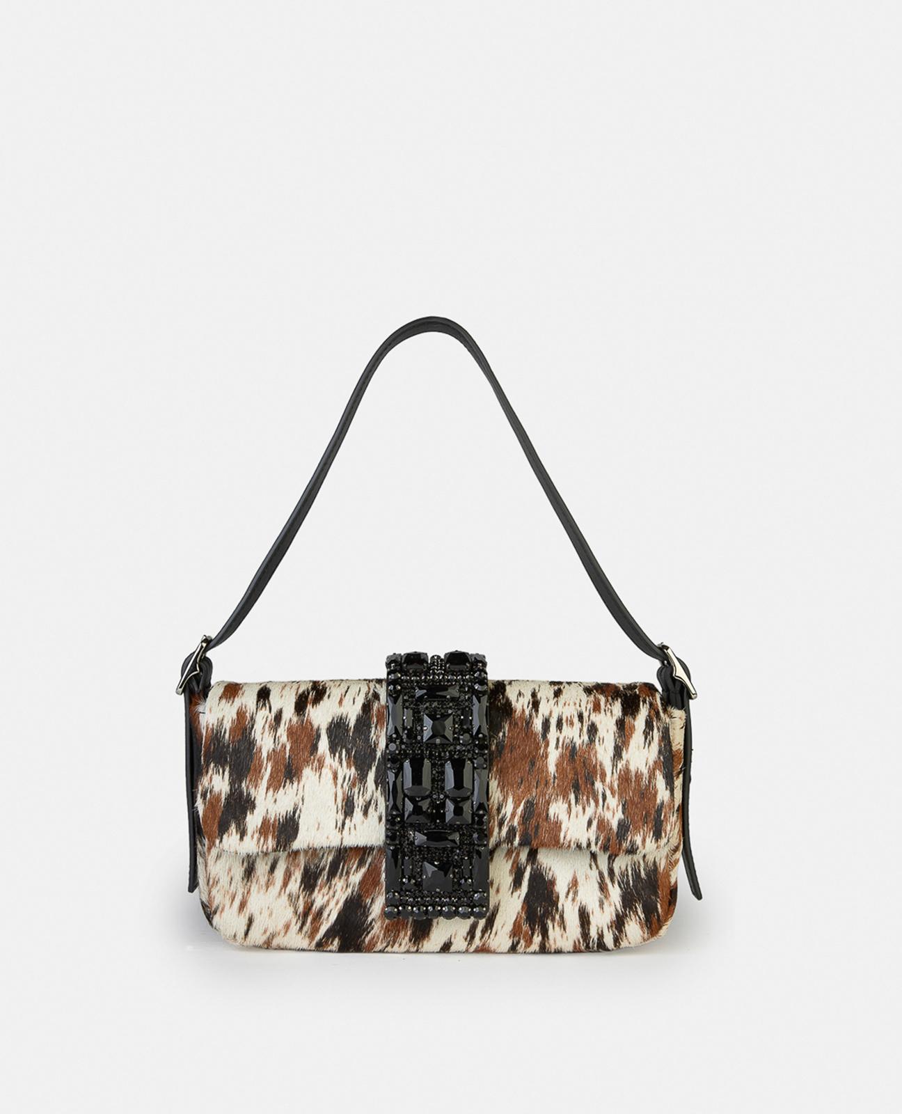 Imagem 0 de Mala de Mão em Pele com Pedraria