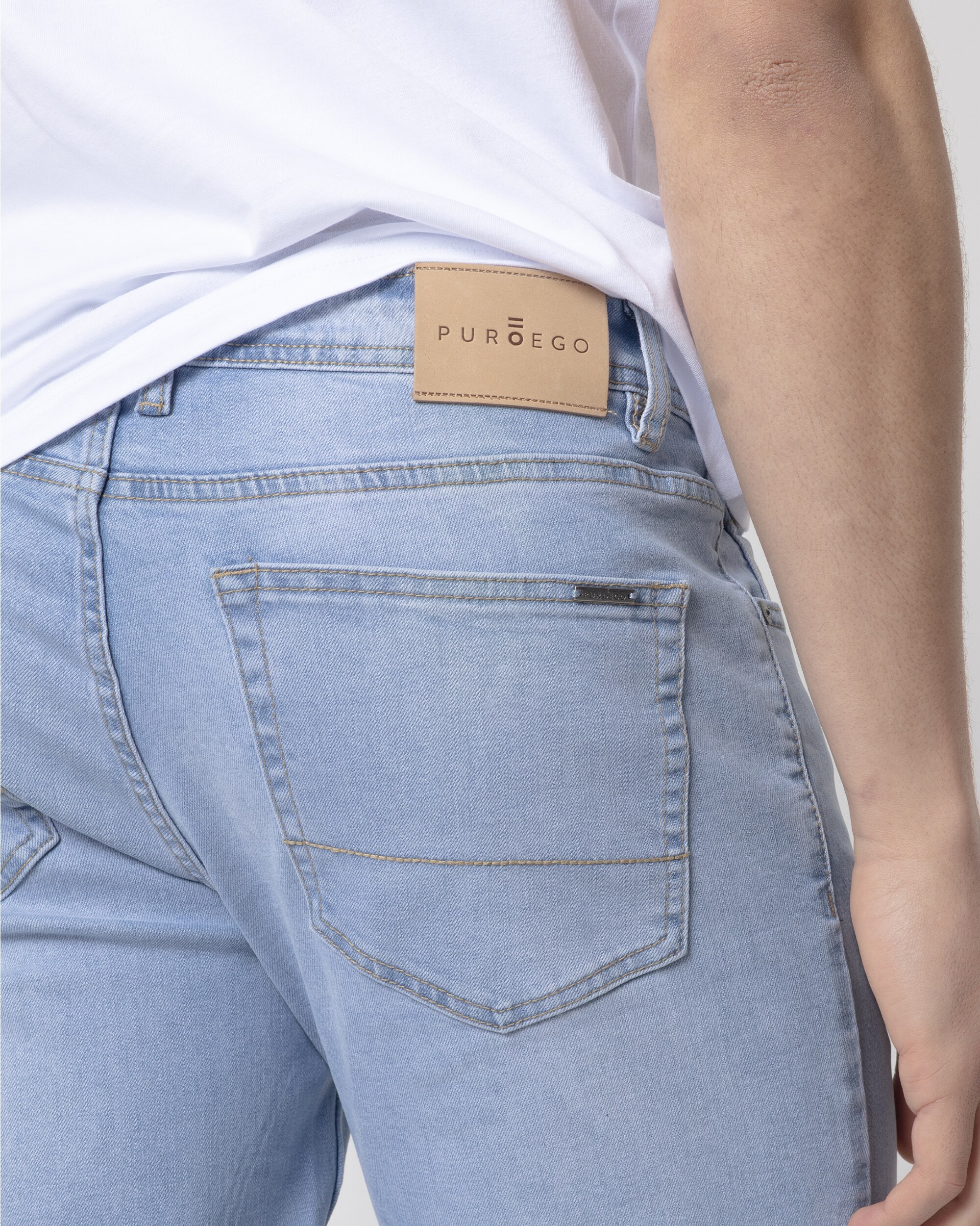 Jeans Slim Fit Azul-claro Azul-claro-3