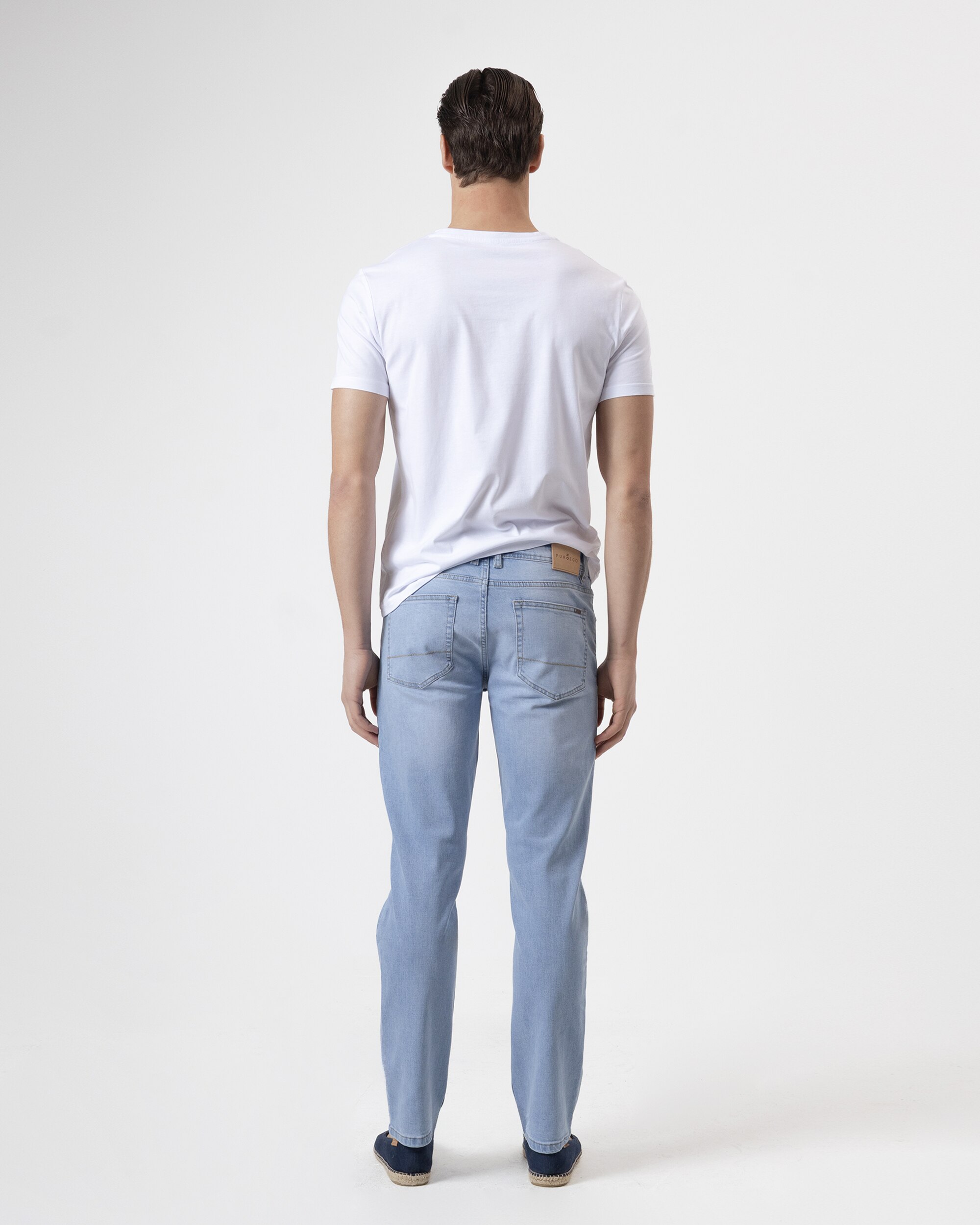 Jeans Slim Fit Azul-claro Azul-claro-4