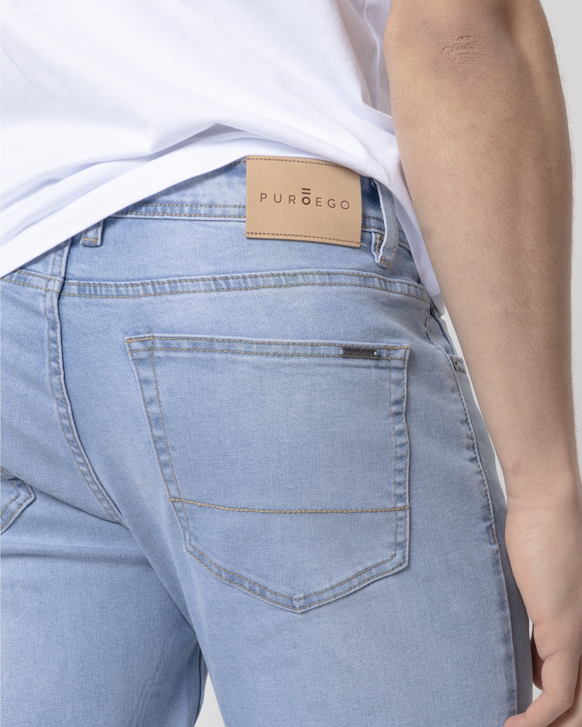 Jeans Slim Fit Azul-claro Azul-claro-3