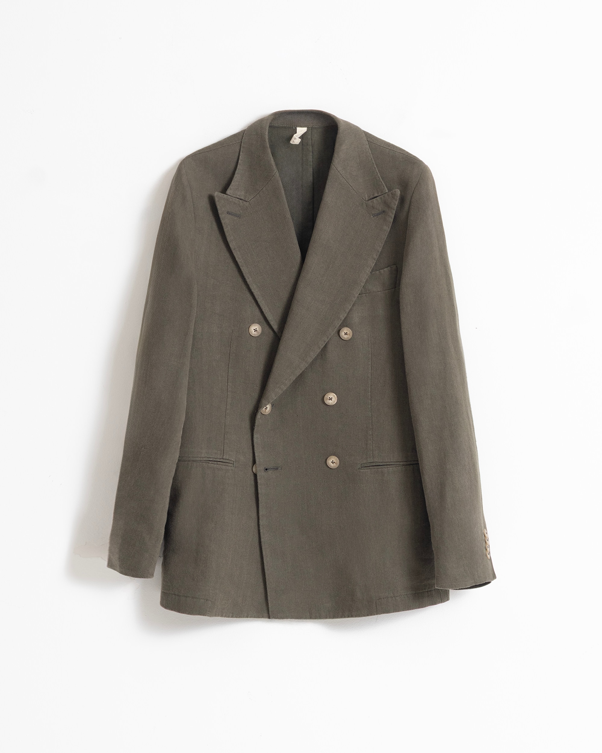 Blazer Cruzado Slim Fit Caqui Caqui-5