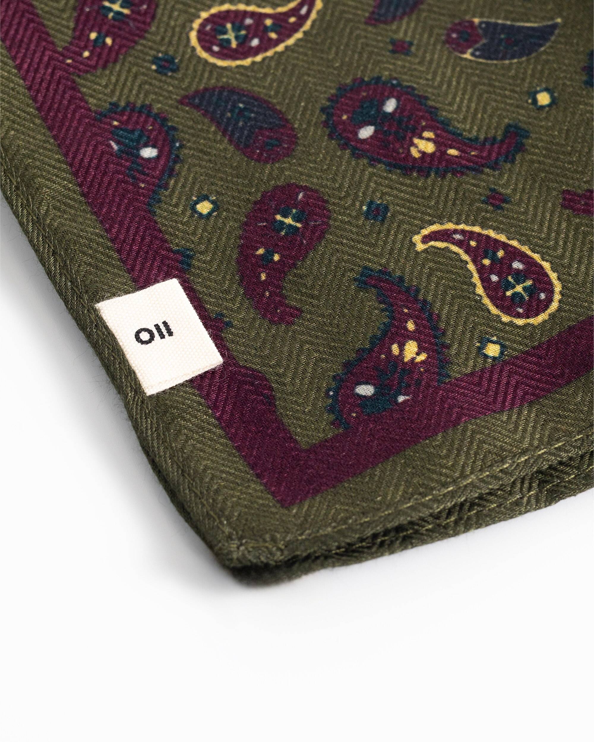 Lenço de Bolso Amebas Vinho Vinho-2