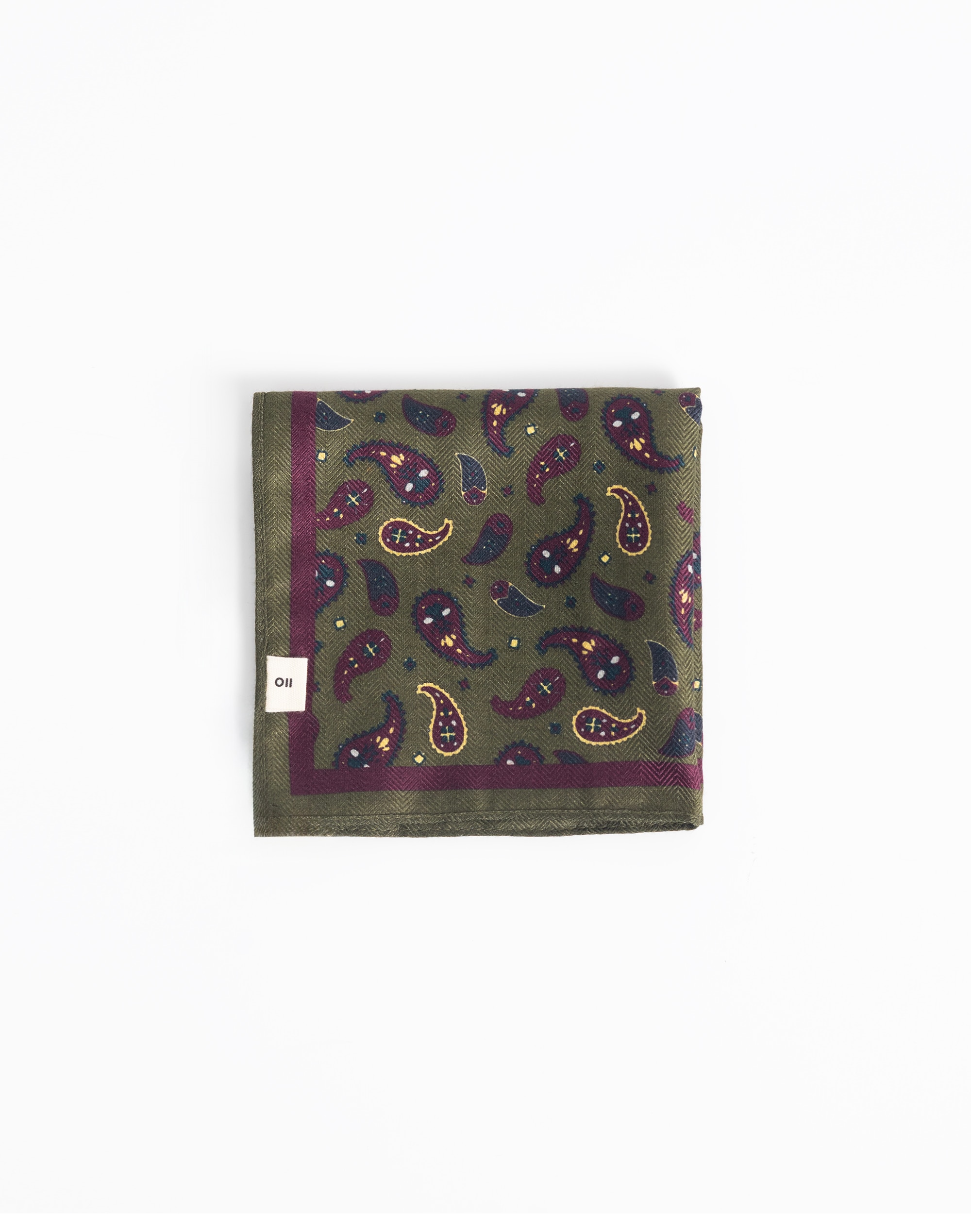 Lenço de Bolso Amebas Vinho Vinho-3