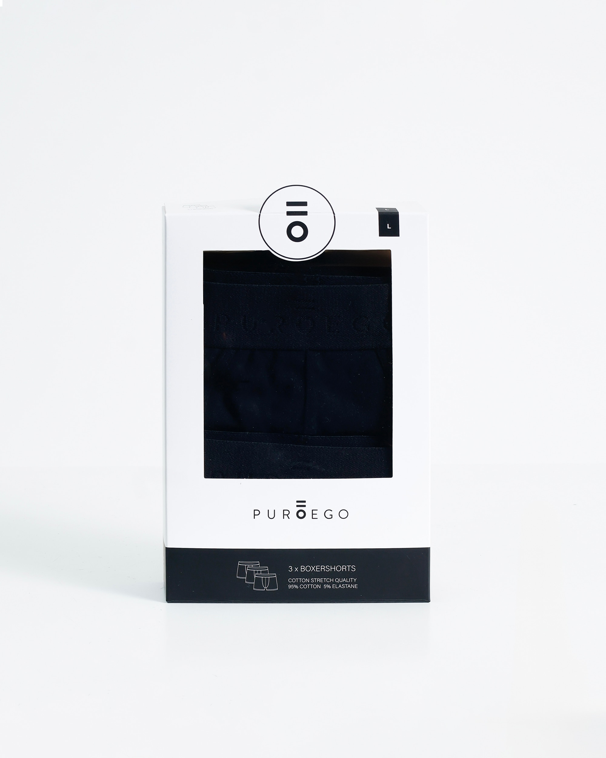 Imagem 0 de Pack 3 Boxer em Preto