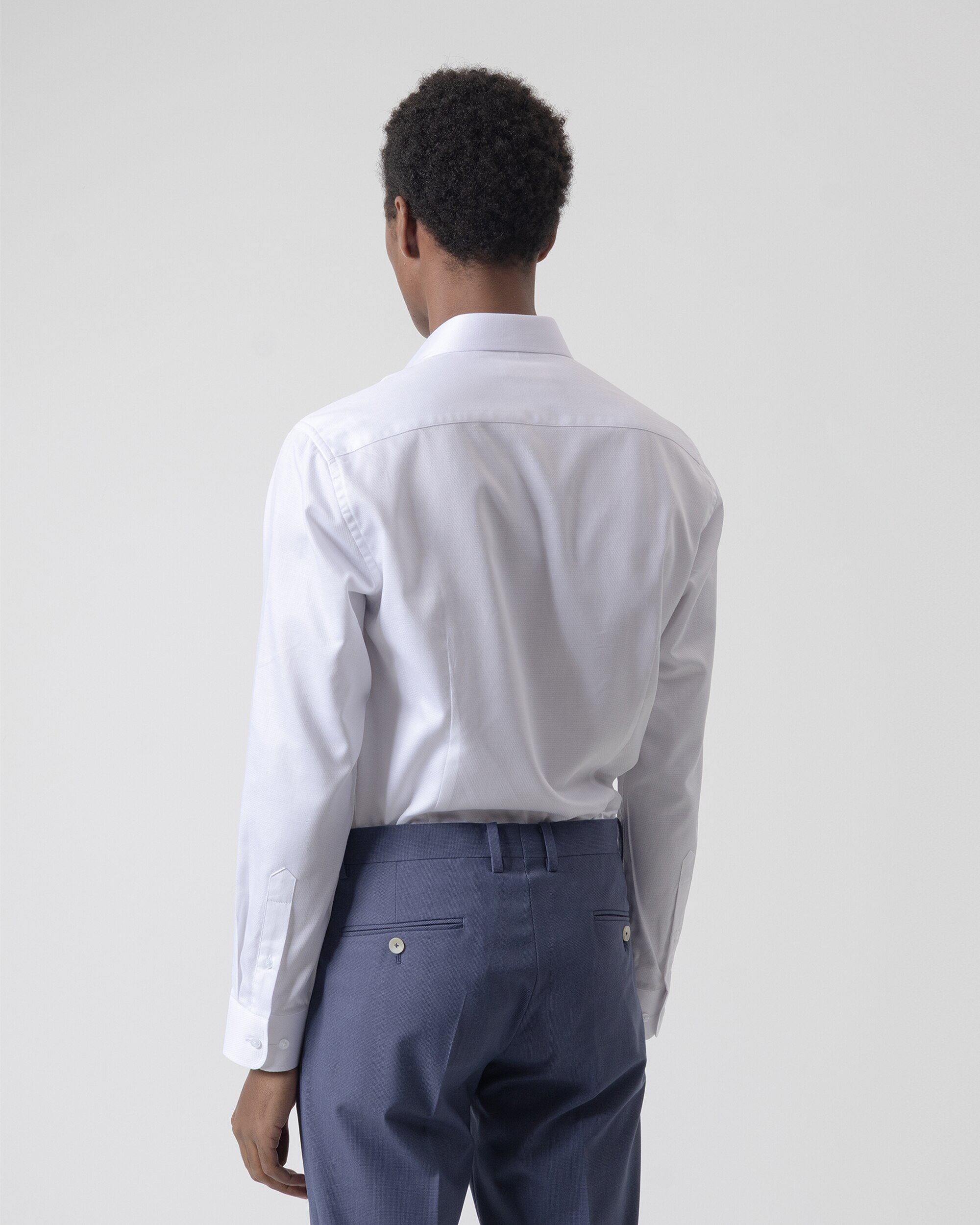 Camisa Formal Dobby Regular Fit Branca Branco-4