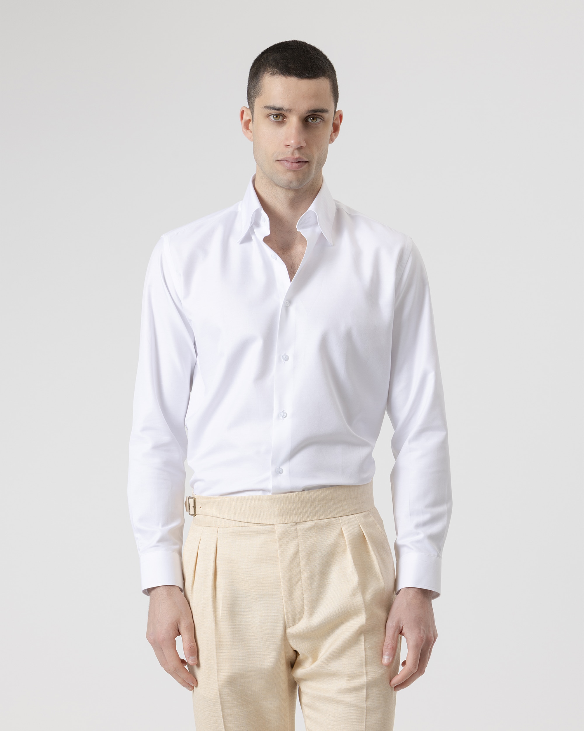 Imagem 0 de Camisa Lisa Regular Fit Branca