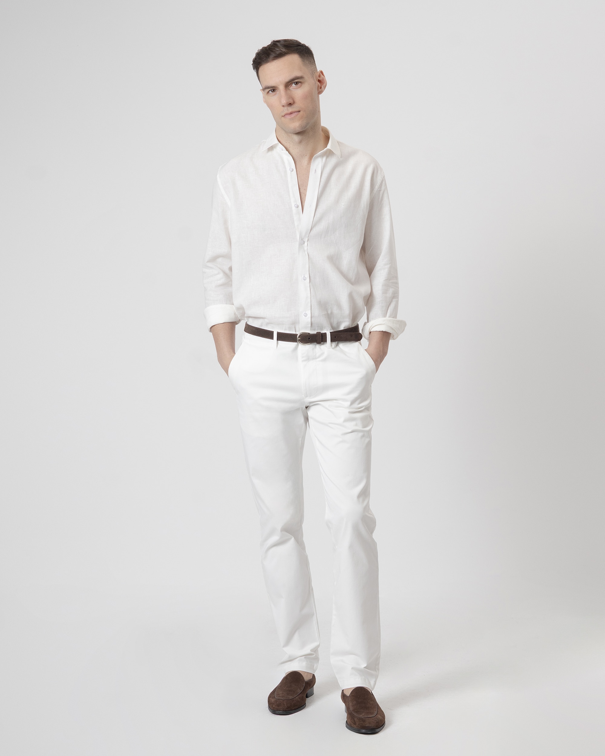 Imagem 0 de Calças Chino Algodão Slim Fit
