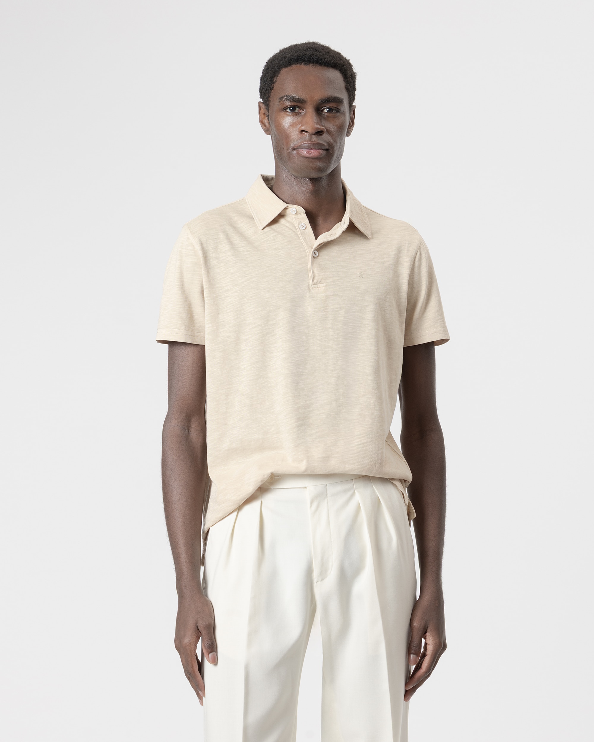 Imagem 0 de Polo Liso Algodão Slim Fit