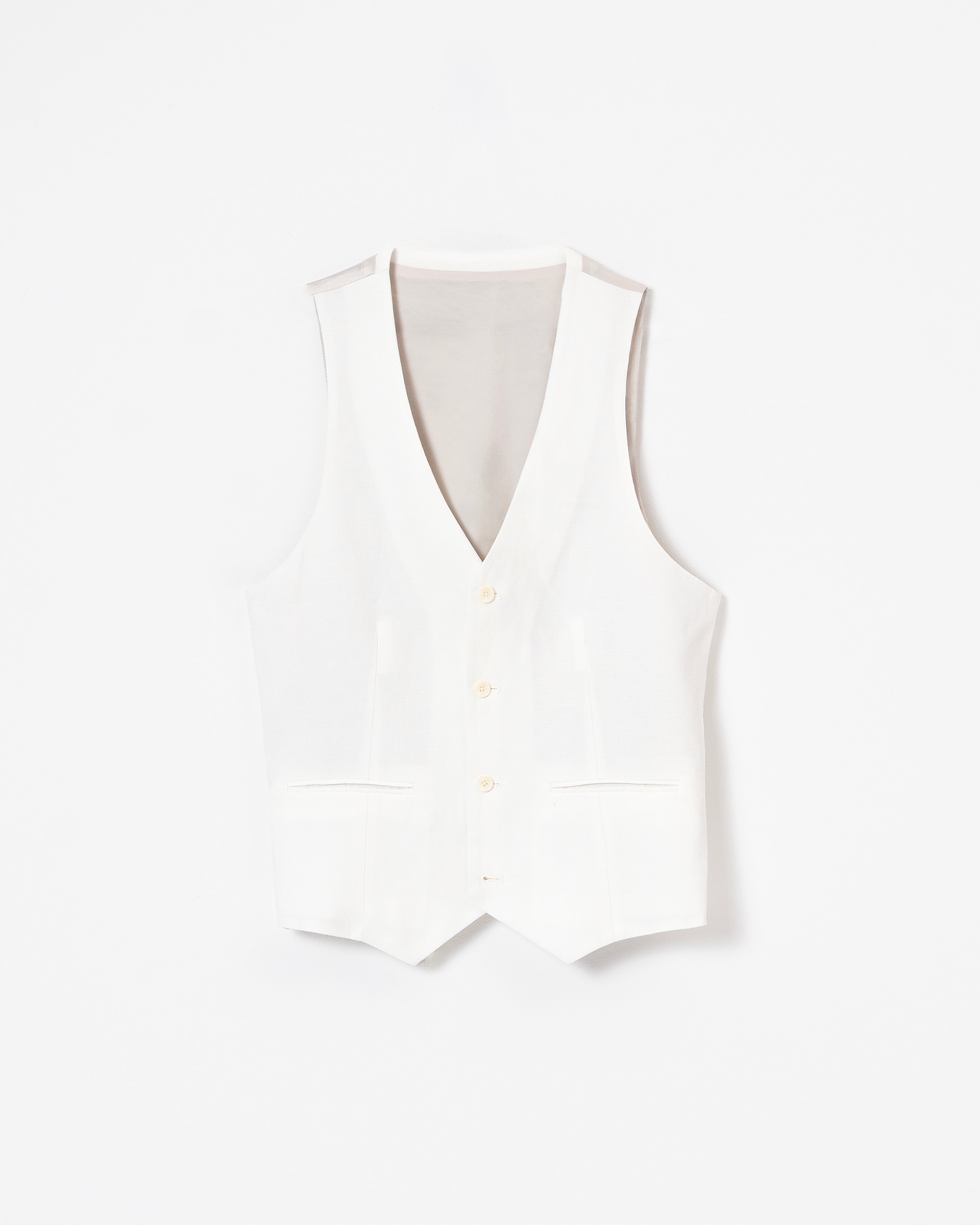 Colete Formal Classic Fit Branco-4