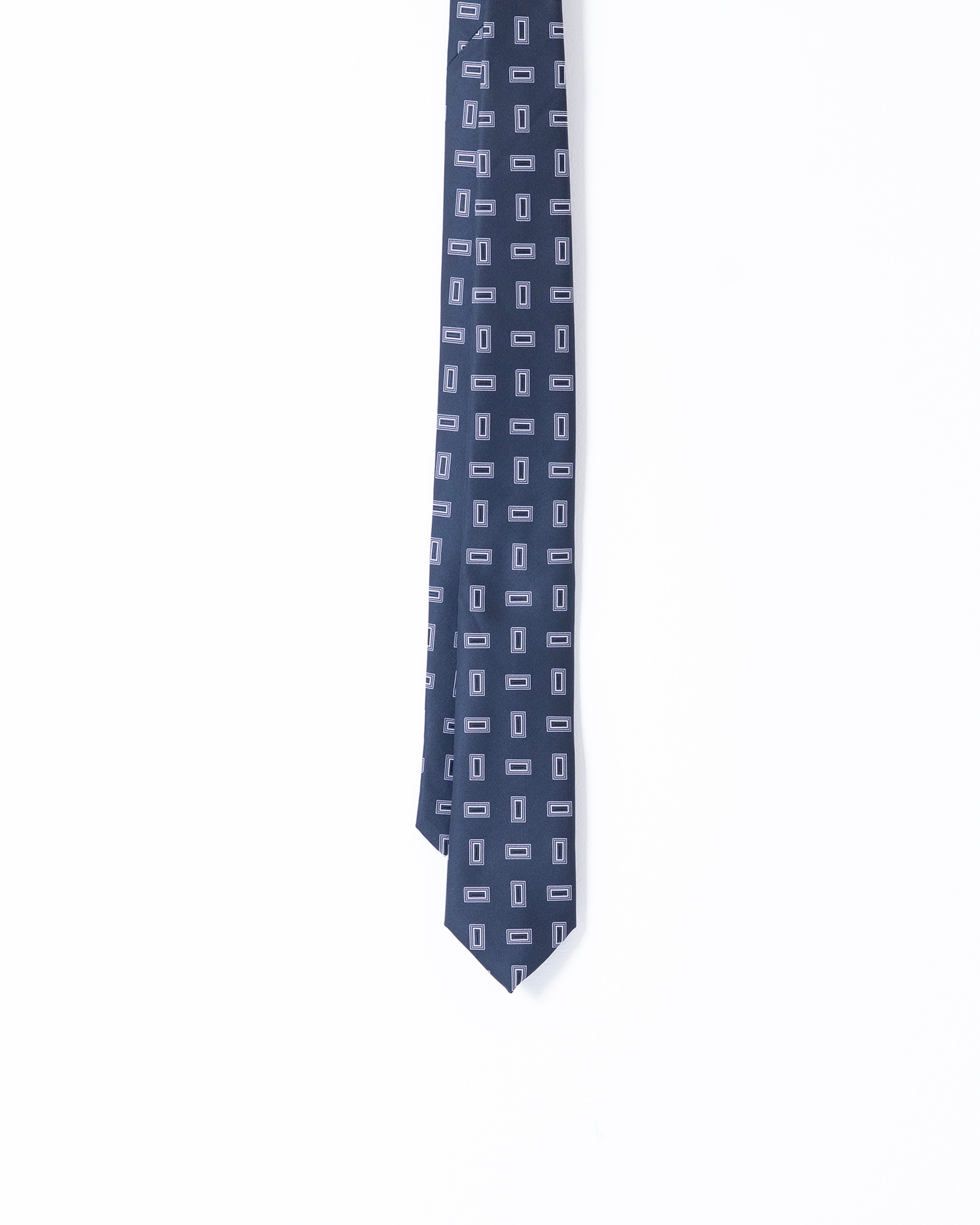 Gravata com Estampado Azul-elétrico-1
