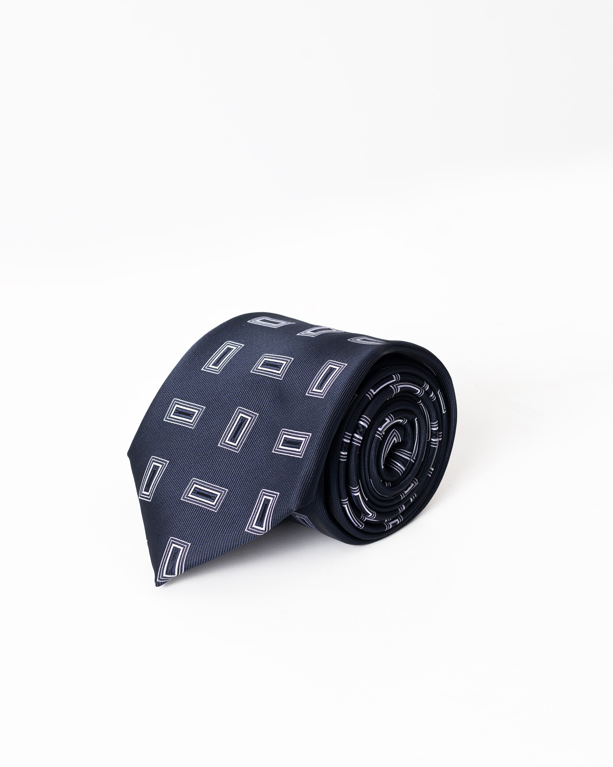 Gravata com Estampado Azul-elétrico-2