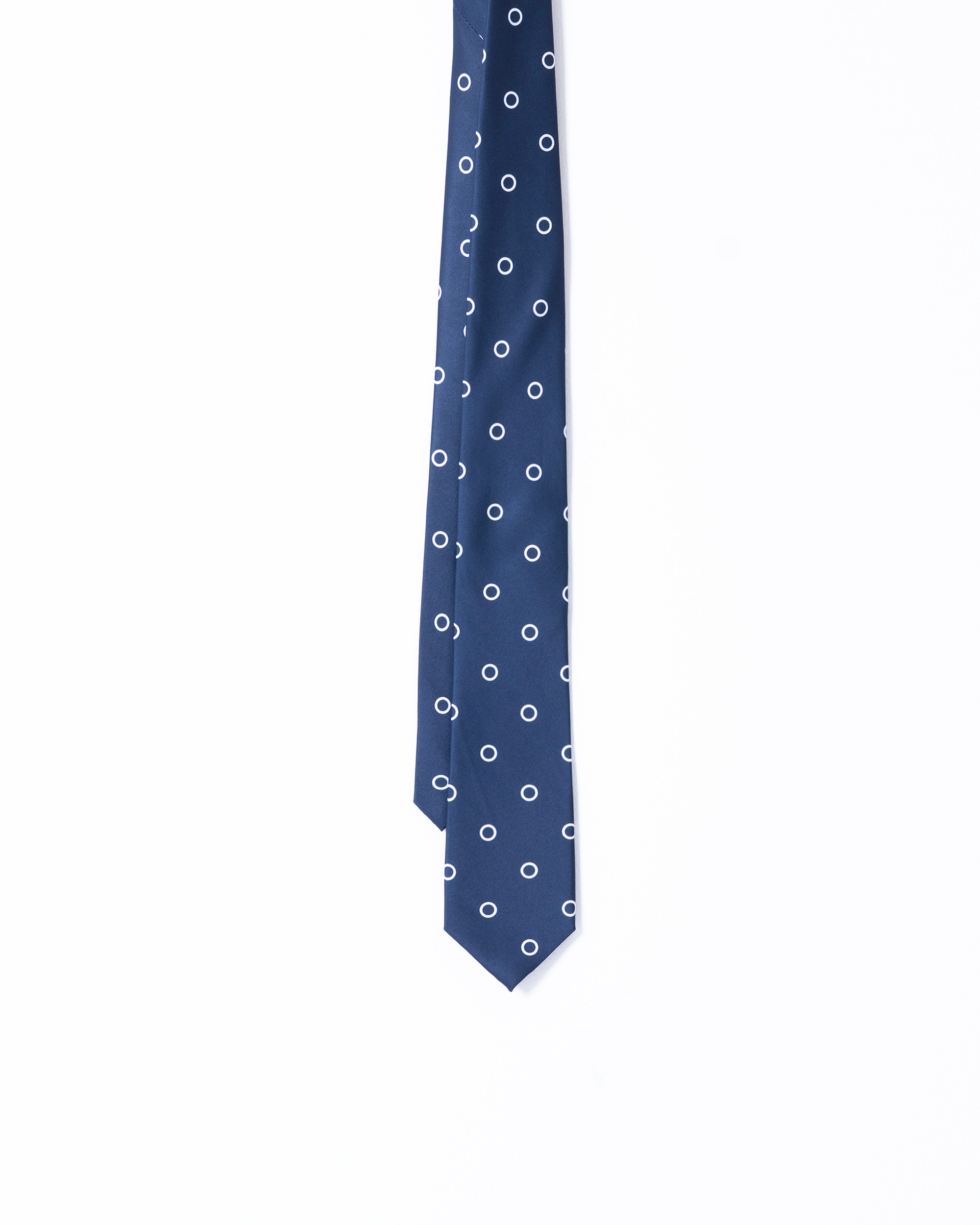 Gravata Círculos Azul-marinho Azul-marinho-1