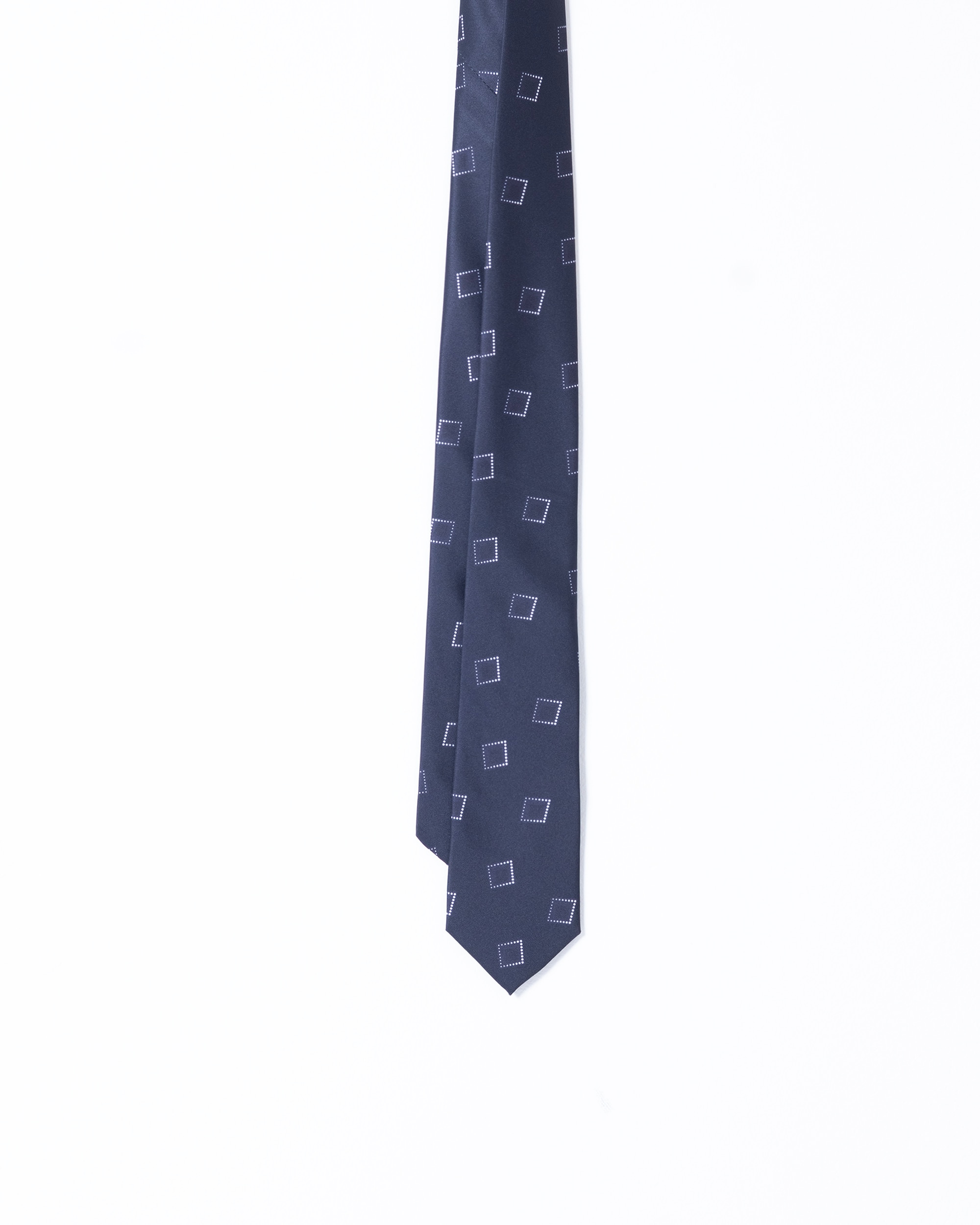 Gravata com Estampado Corbatero em Azul Noite Azul-escuro-1