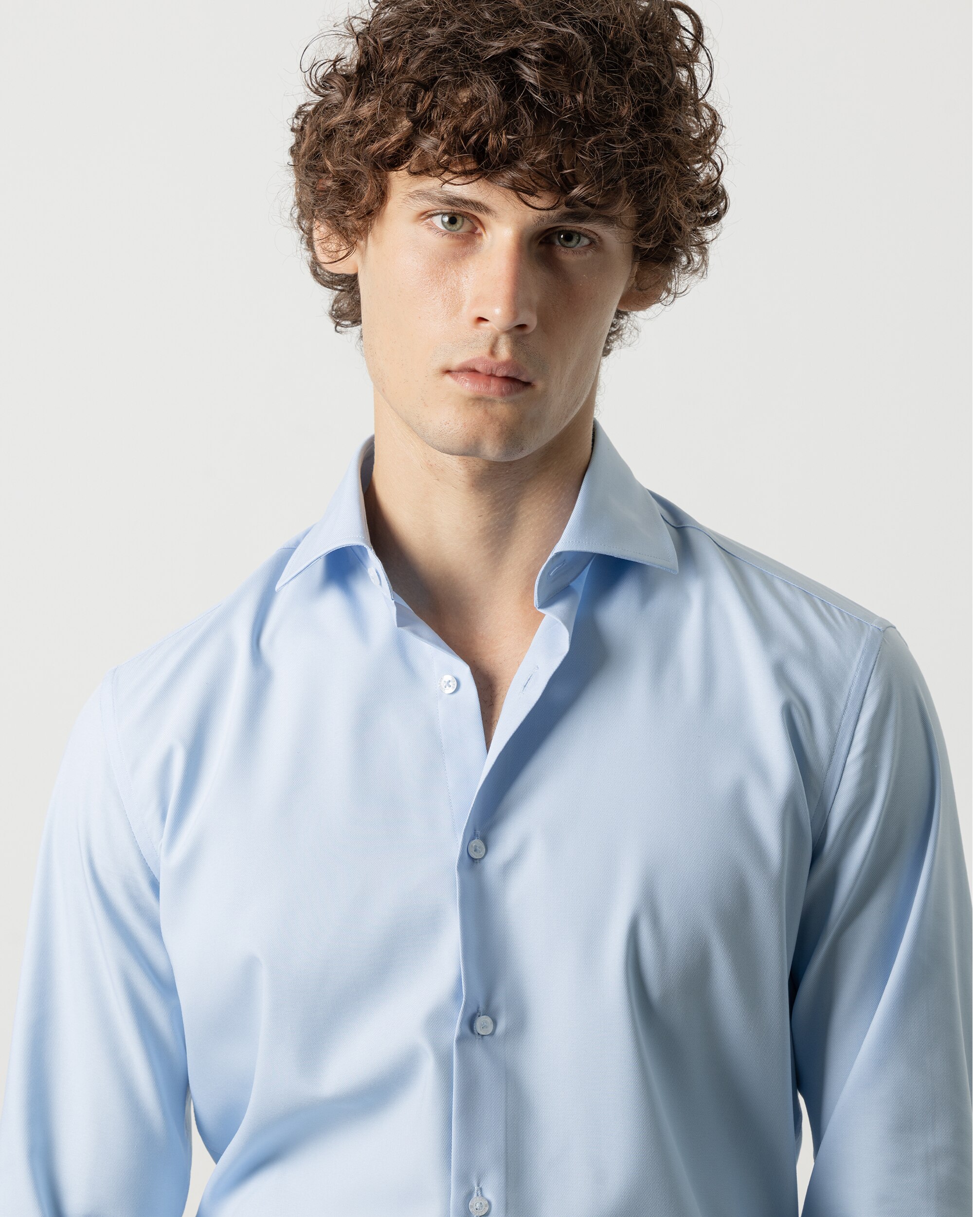 Camisa Formal Waterproof Regular Fit Azul-celeste-3