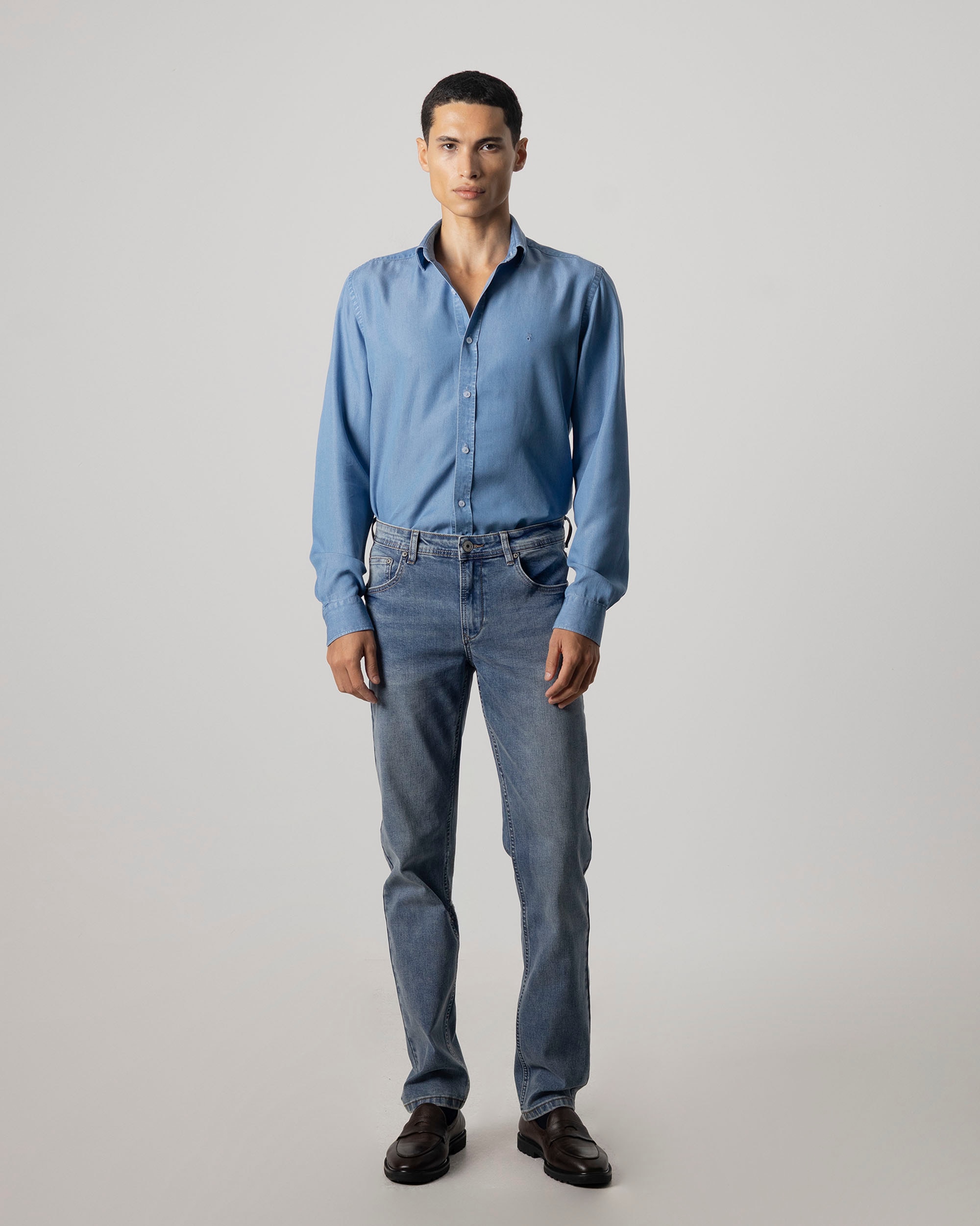 Imagem 0 de Calças Jeans Strecht Slim Fit