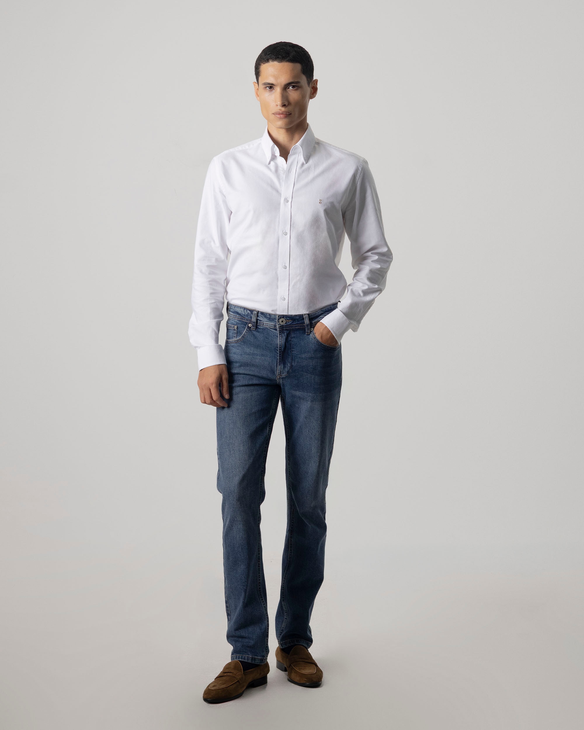 Imagem 0 de Calças Jeans Algodão Slim Fit