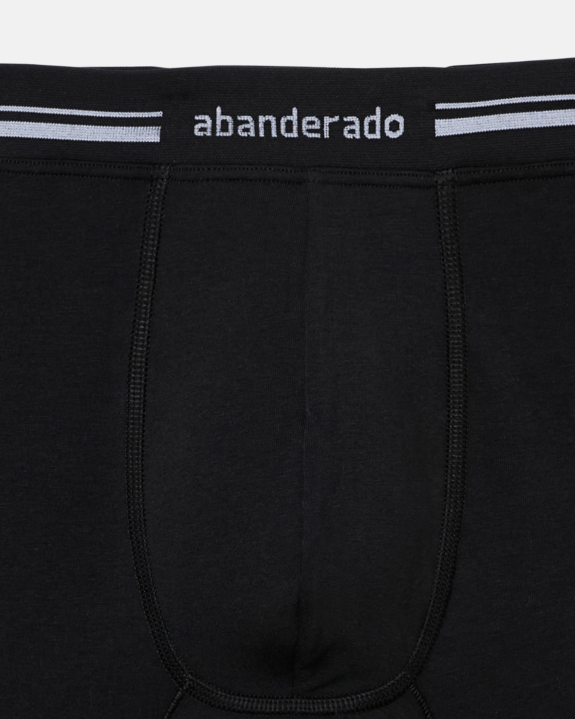 Boxers Compridos Cintura Extra Suave Compressão Inteligente Preto-3