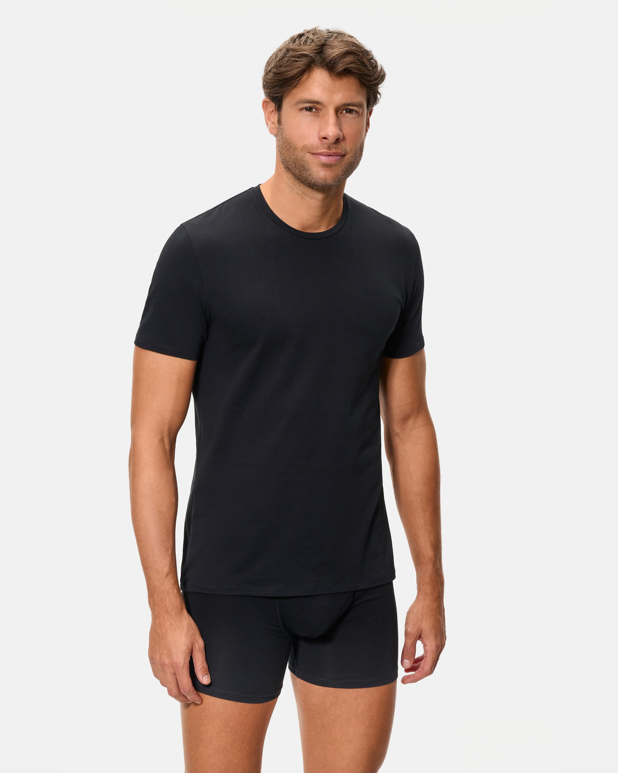 Imagem 0 de T-shirt Algodão Supima Premium de Manga Curta com Gola Redonda