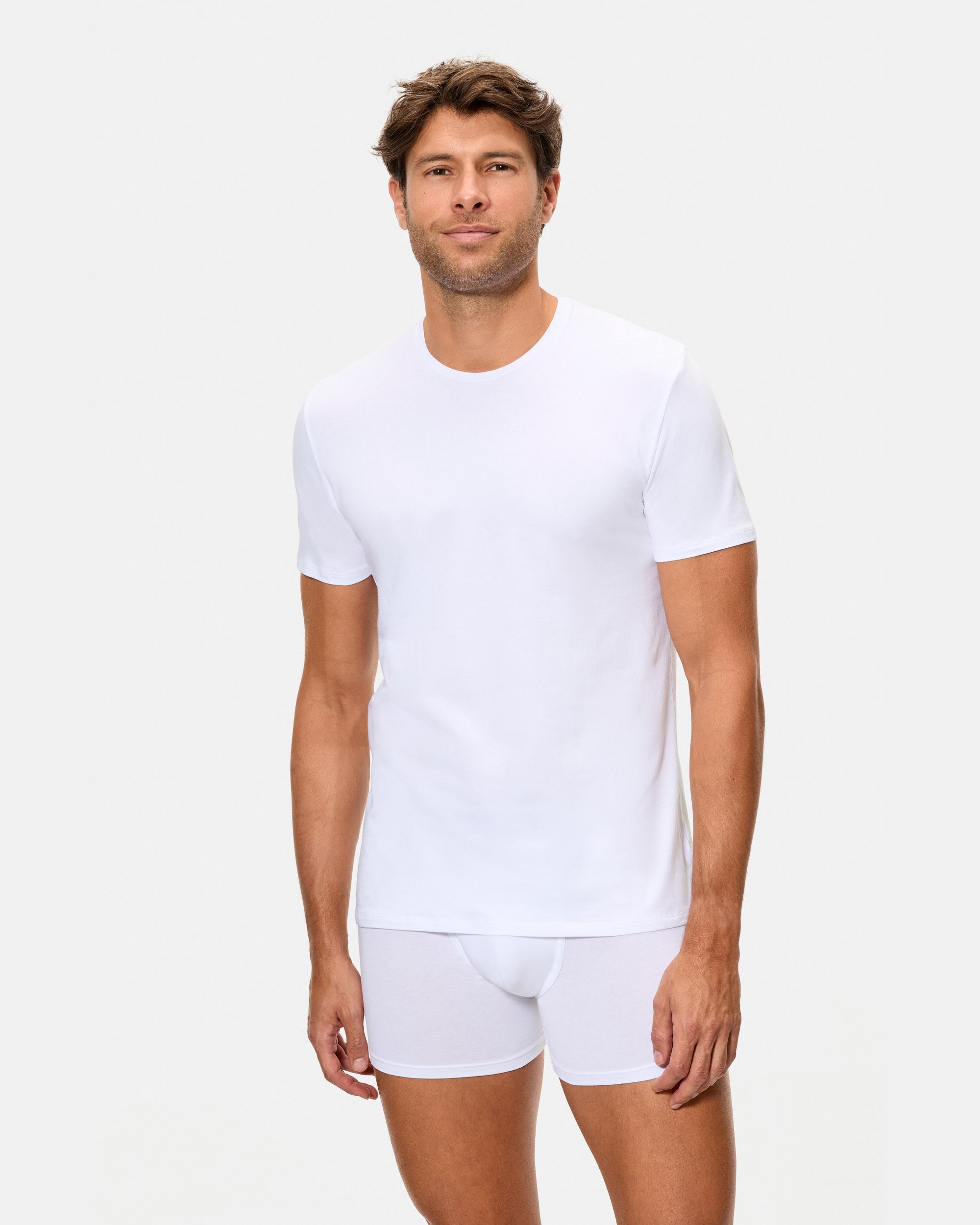 Imagem 0 de T-shirt Algodão Supima Premium de Manga Curta com Gola Redonda