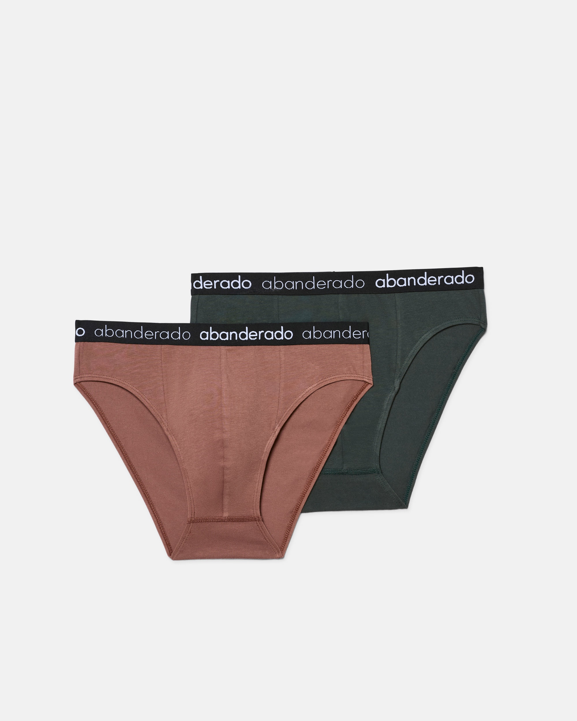 Pack de Dois Slips de Algodão Elástico com Logo na Cintura Multicolor-4