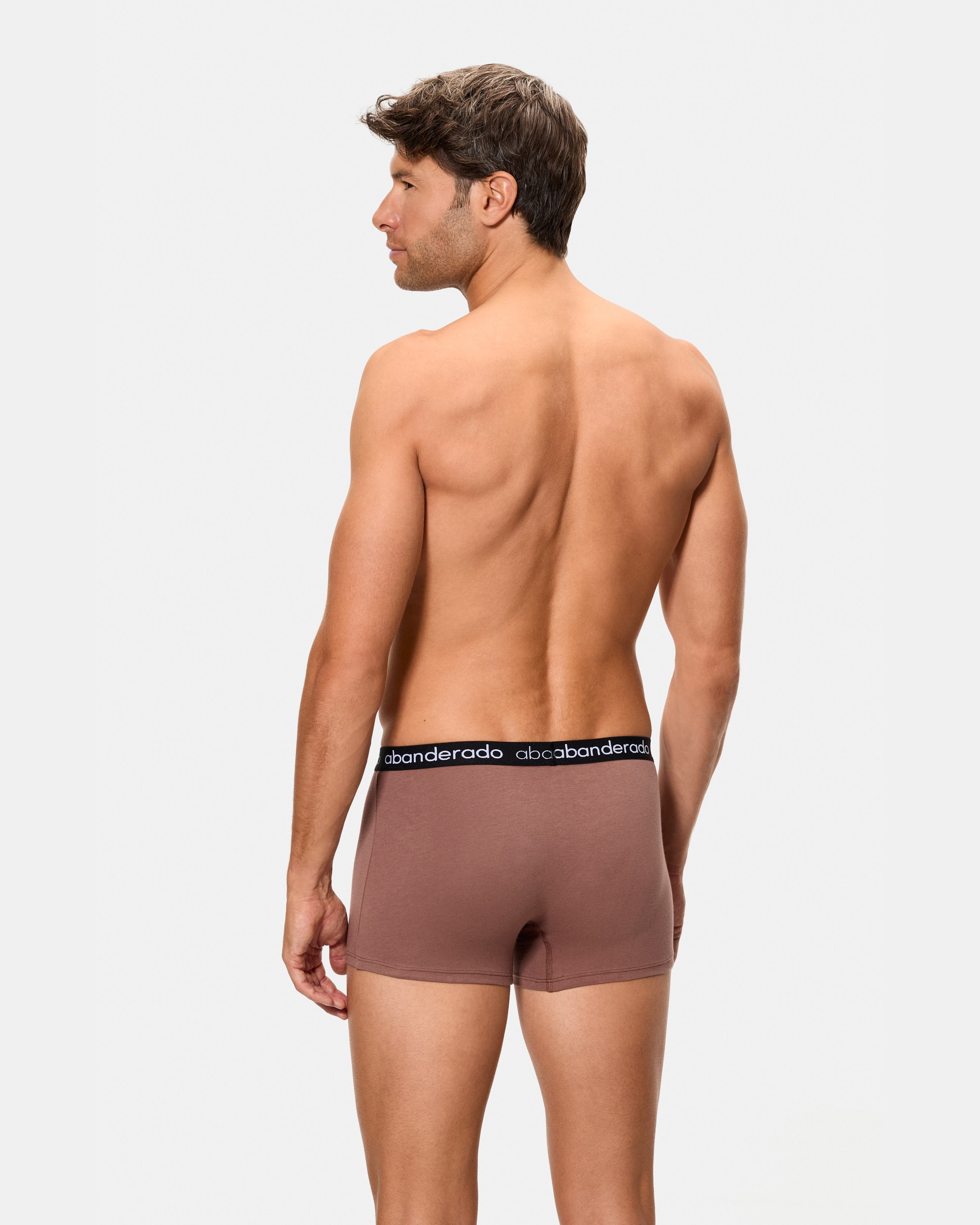 Pack de Dois Boxers de Algodão Elástico com Logo na Cintura Multicolor-2