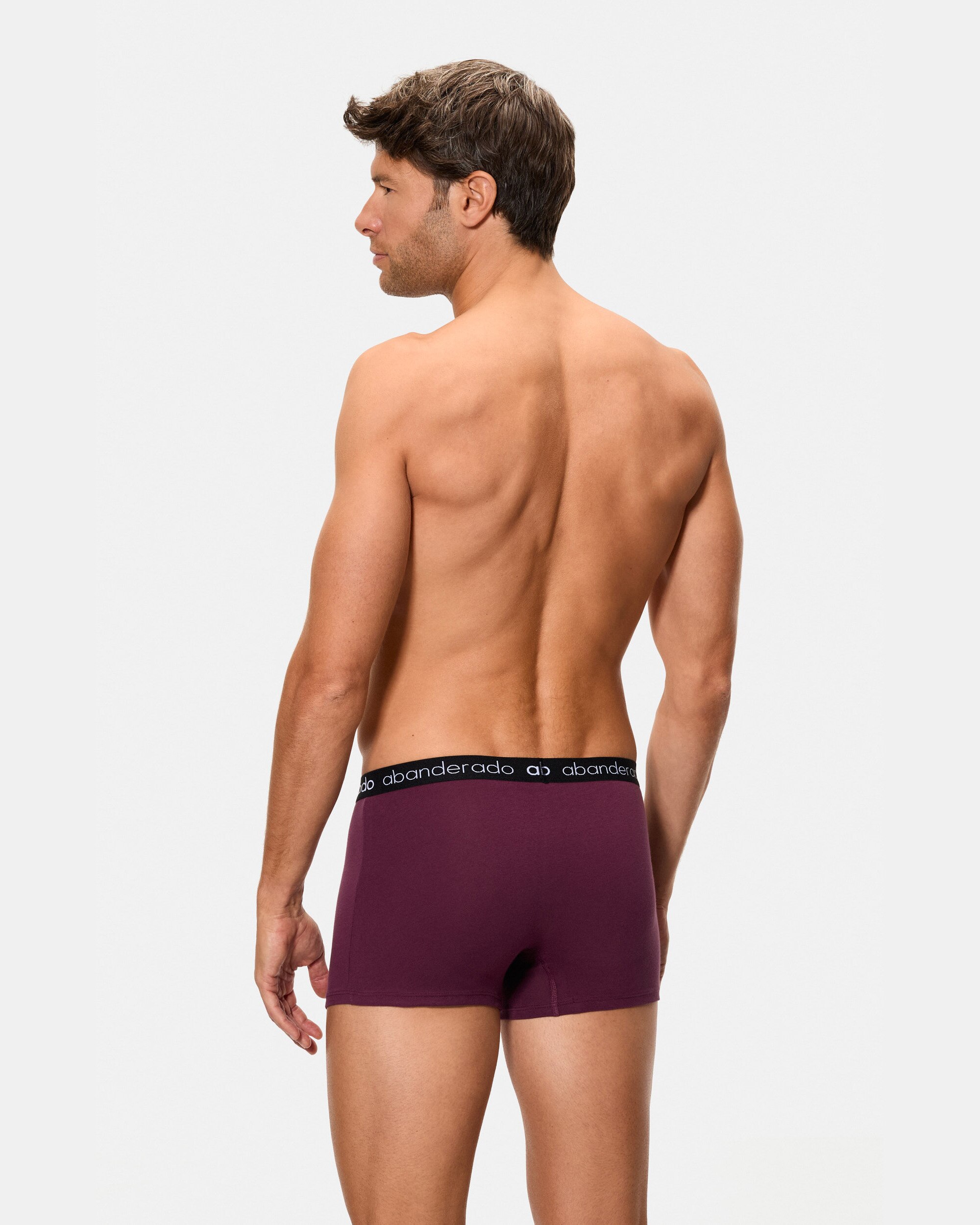 Pack de Dois Boxers de Algodão Elástico com Logo na Cintura Multicolor-2