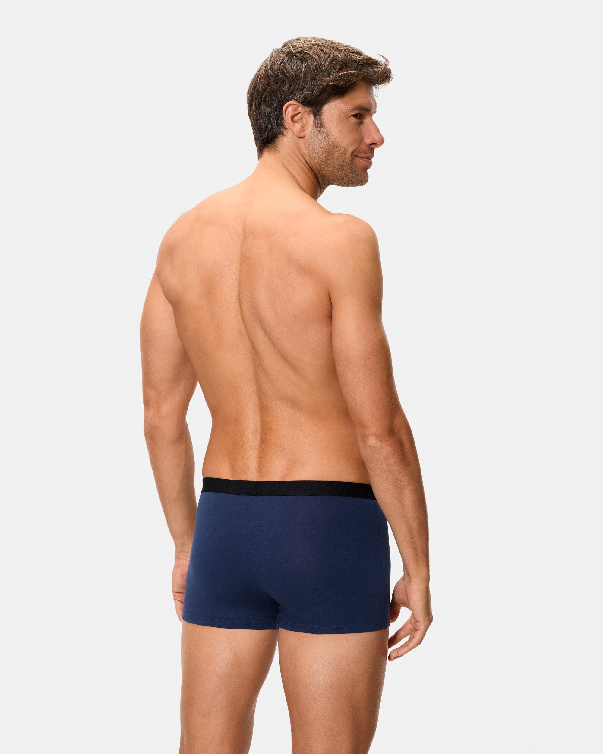 Pack de 2 Boxers Fechados de Algodão Elástico Ultra Resistente Multicolor-2