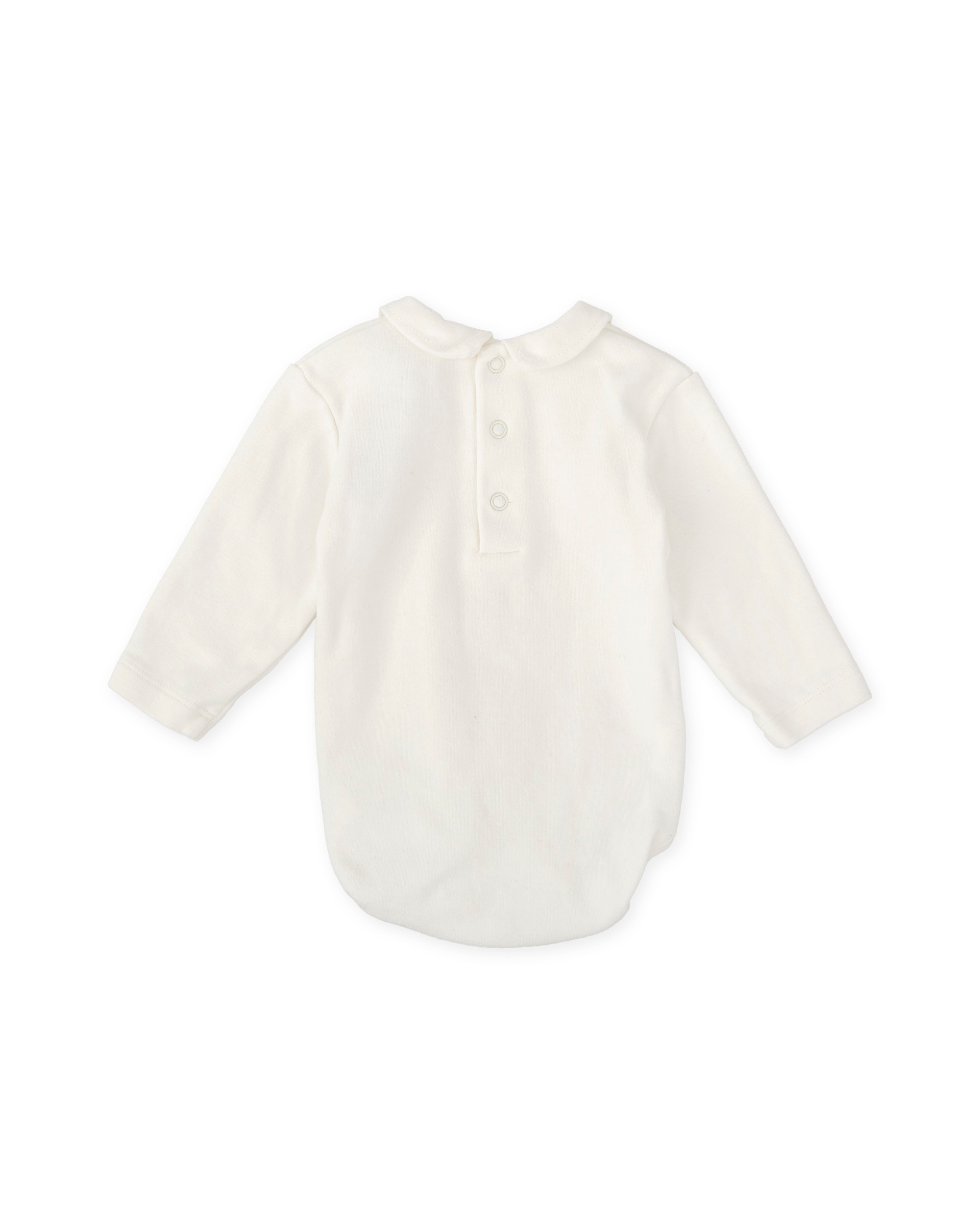 Body para Bebé de Algodão Branco-2