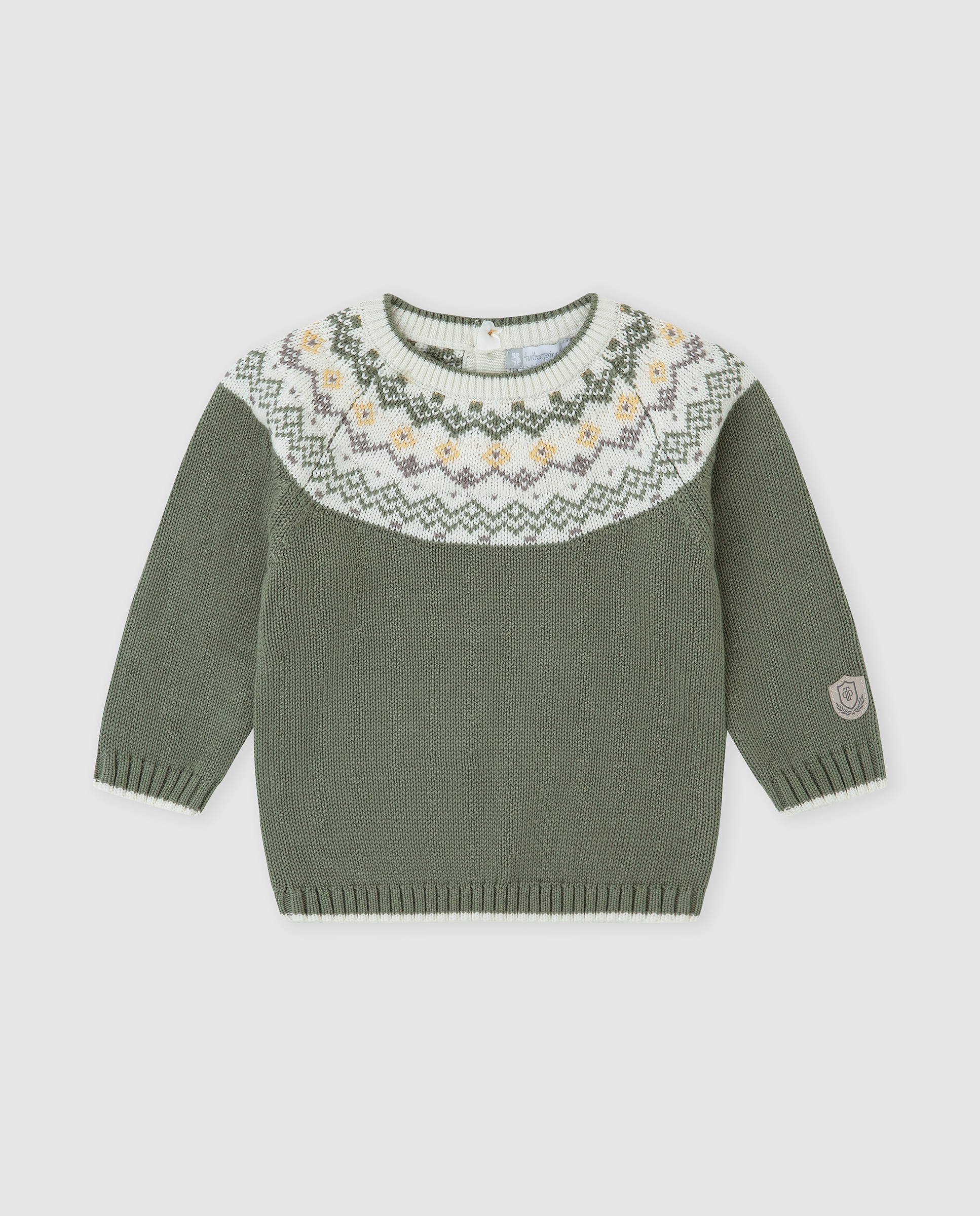 Imagem 0 de Camisola Infantil Tricot com Greca
