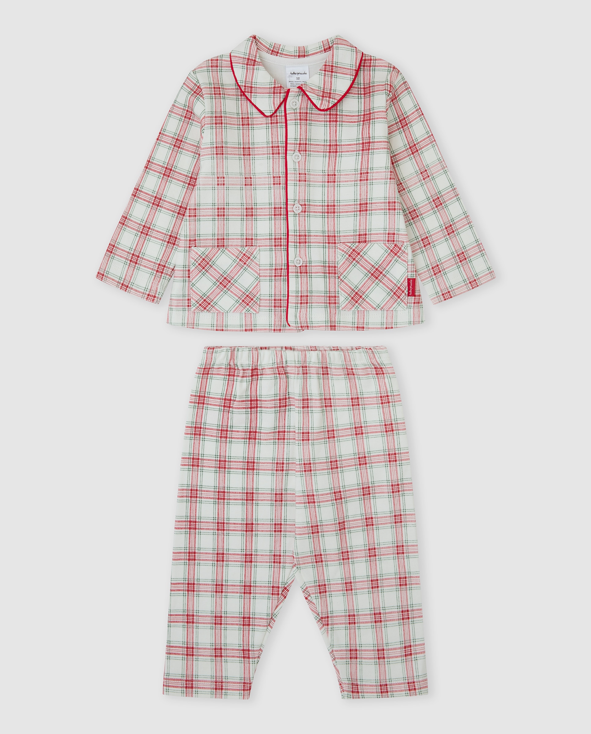 Imagem 0 de Conjunto Infantil de Algodão Aos Quadrados
