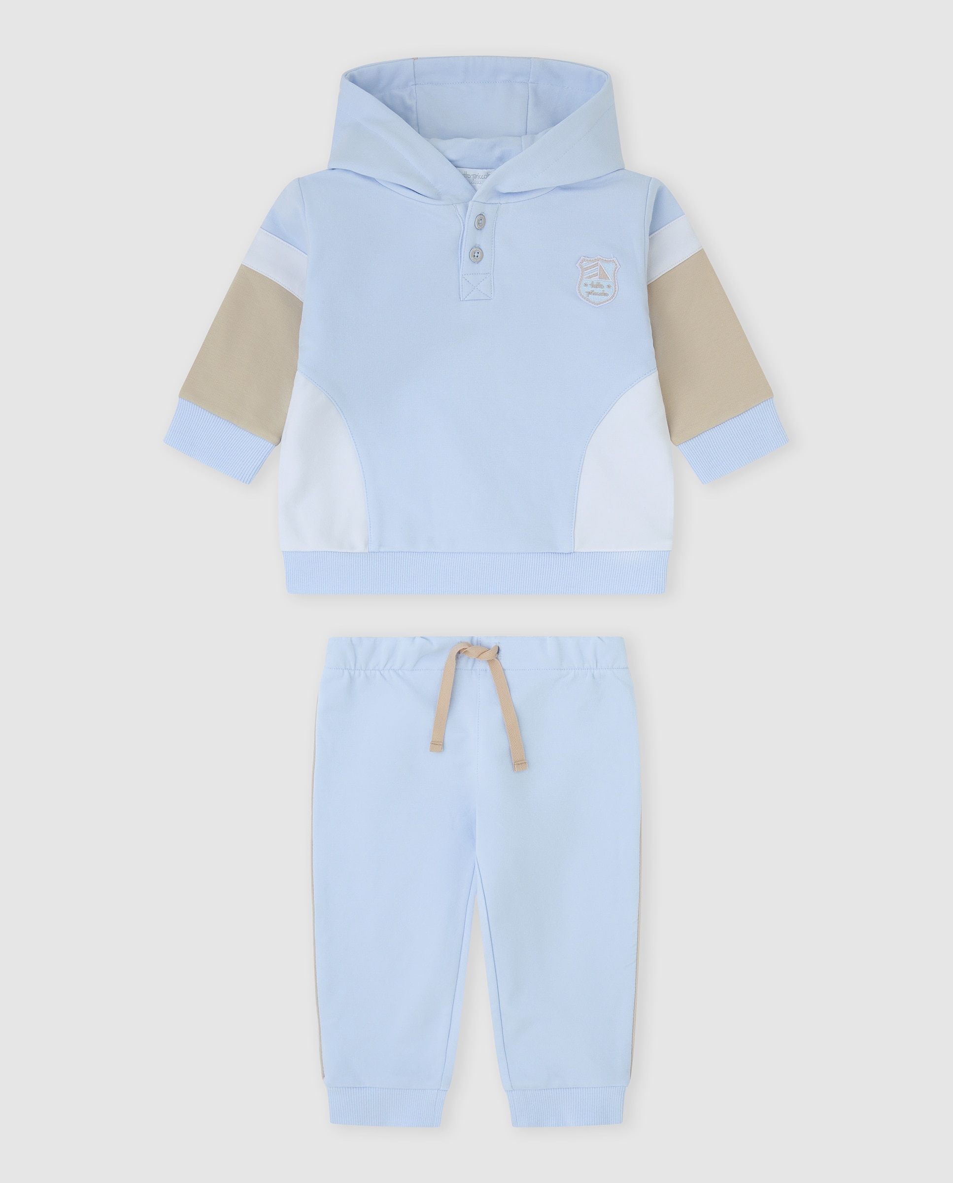 Imagem 0 de Conjunto Infantil com Capuz com Escudo Bordado