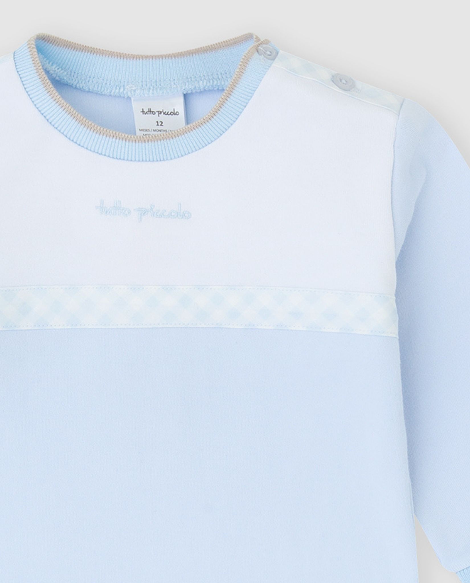 Conjunto Infantil com Bolsos e Joelheiras Azul-claro-3
