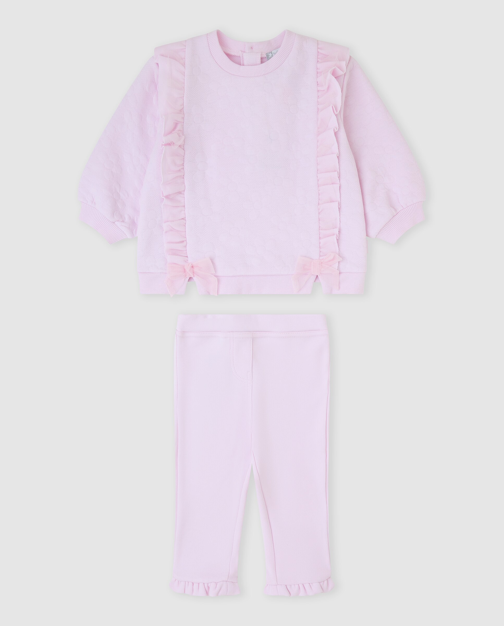 Imagem 0 de Conjunto Infantil Acolchoado com Folhos
