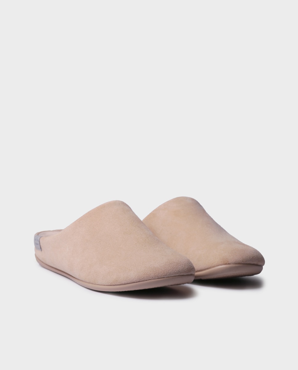 Pantufas Tipo Socas Bege-2