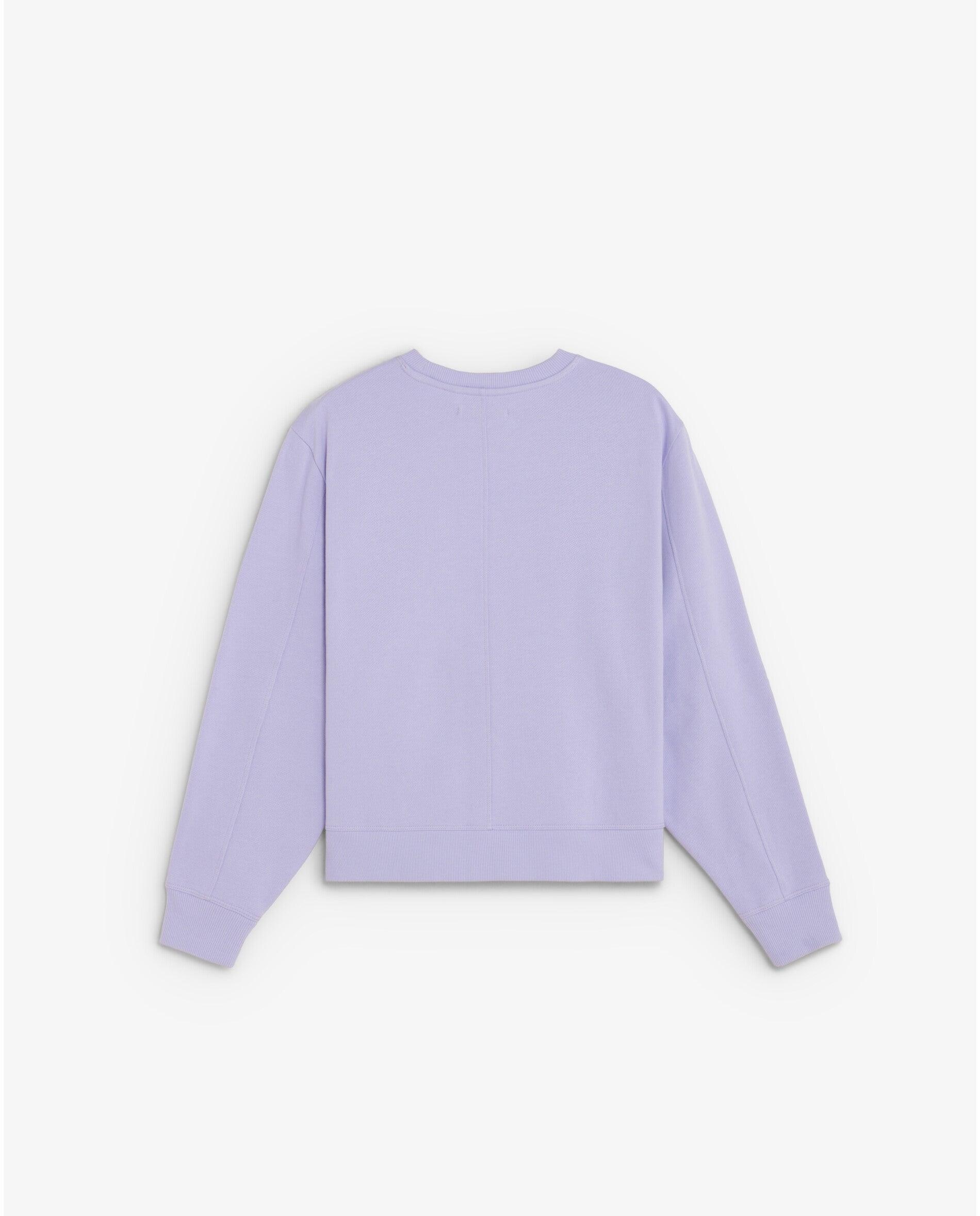 Sweatshirt Regular Fit com Desenho Frontal Lilás-2