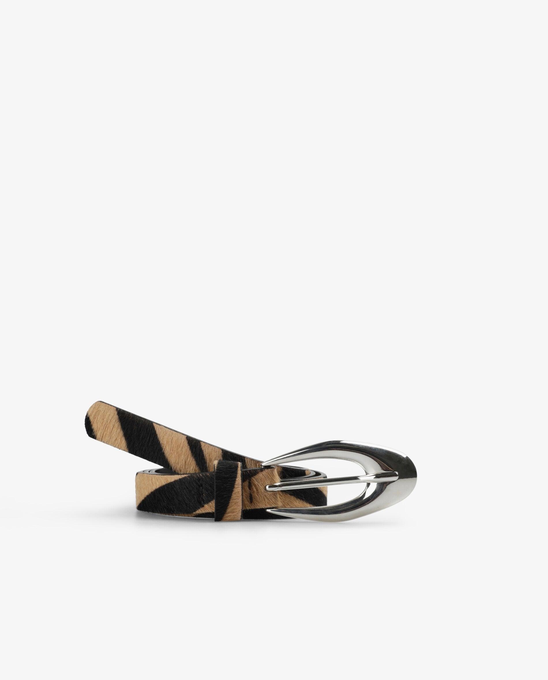 Imagem 0 de Cinto com Fivela Animal Print com Design Fino