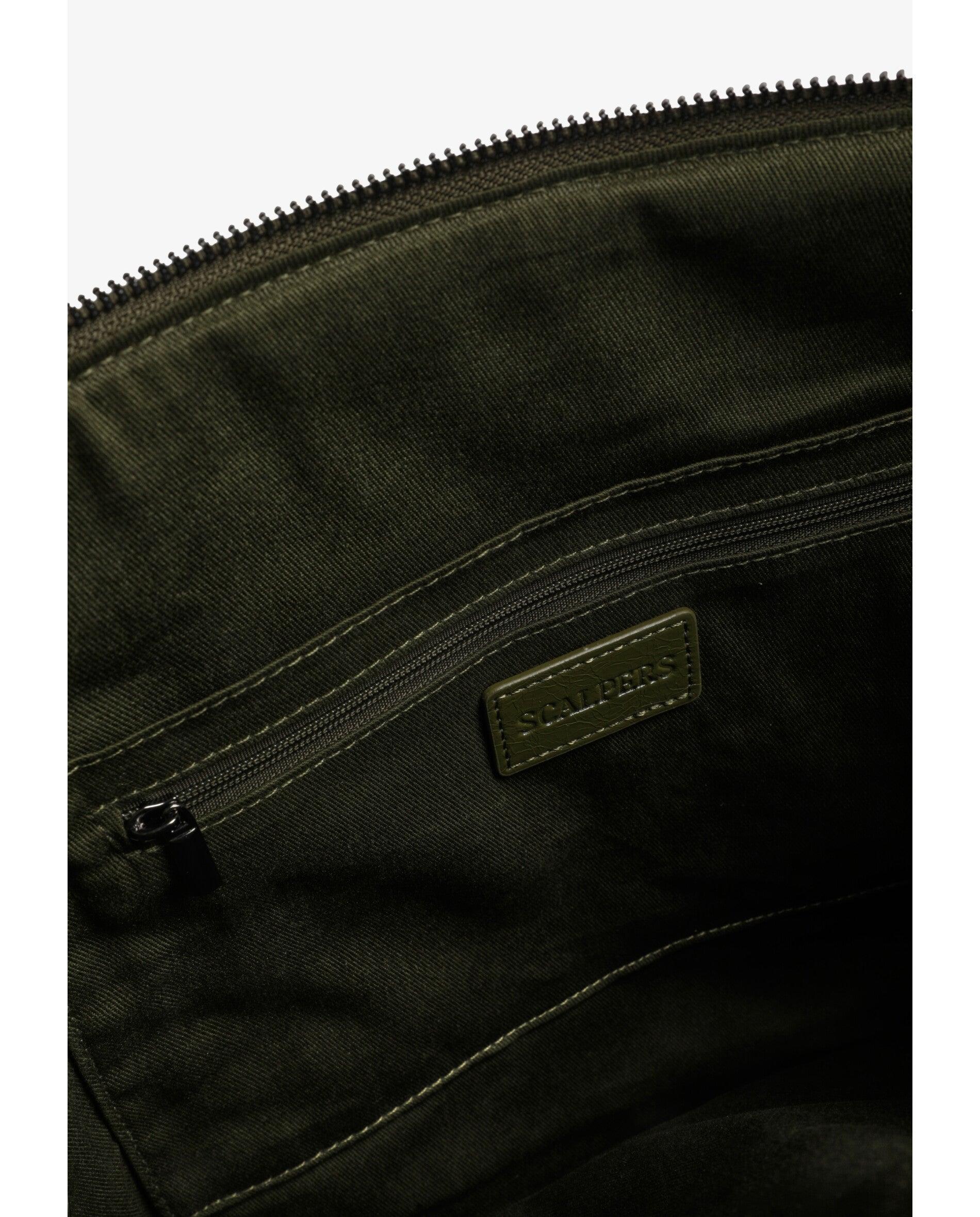 Porta-documentos em Tecido Técnico Acolchoado Verde-militar-5