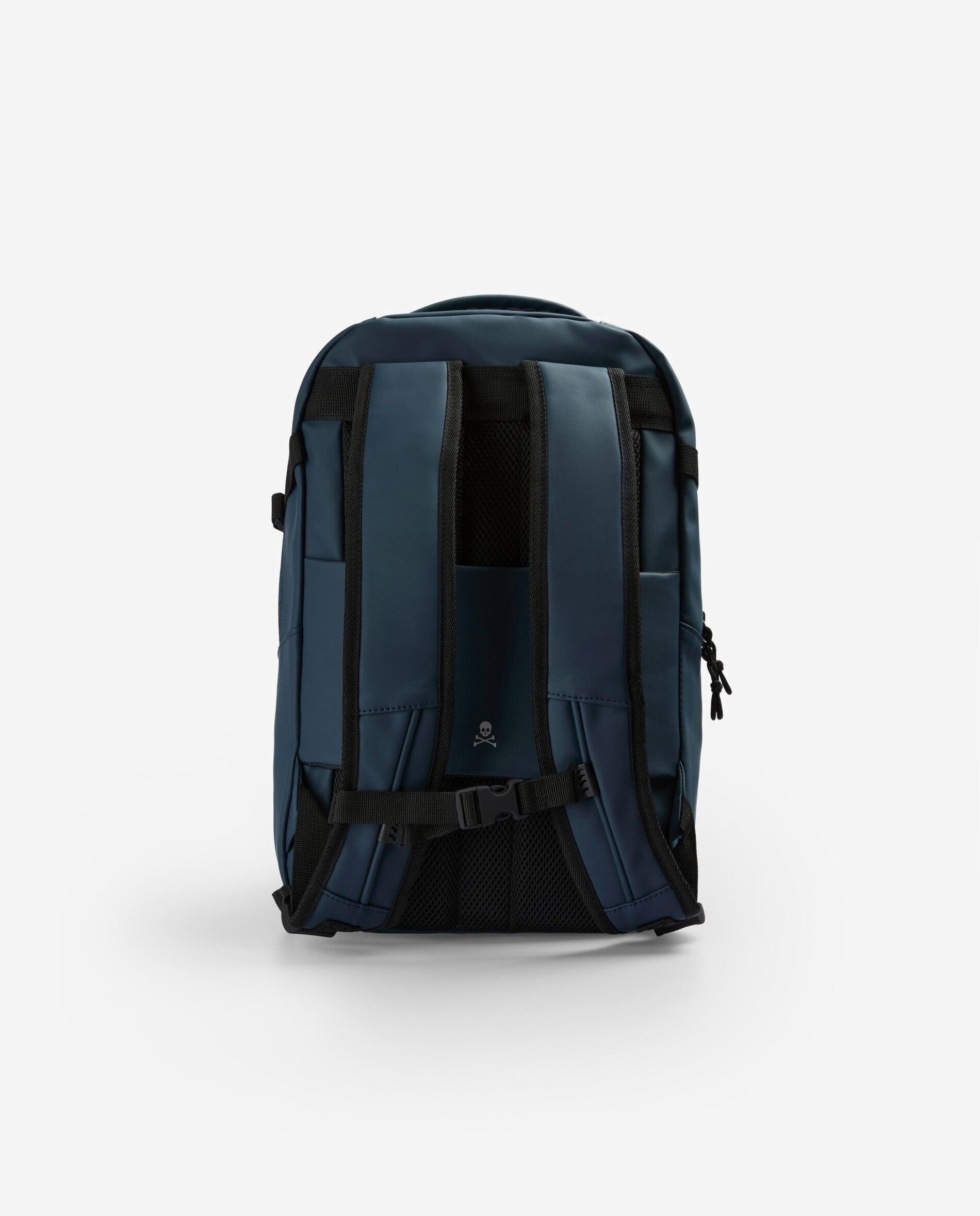 Mochila em Tecido Técnico com Bolso para Portátil Petróleo-3