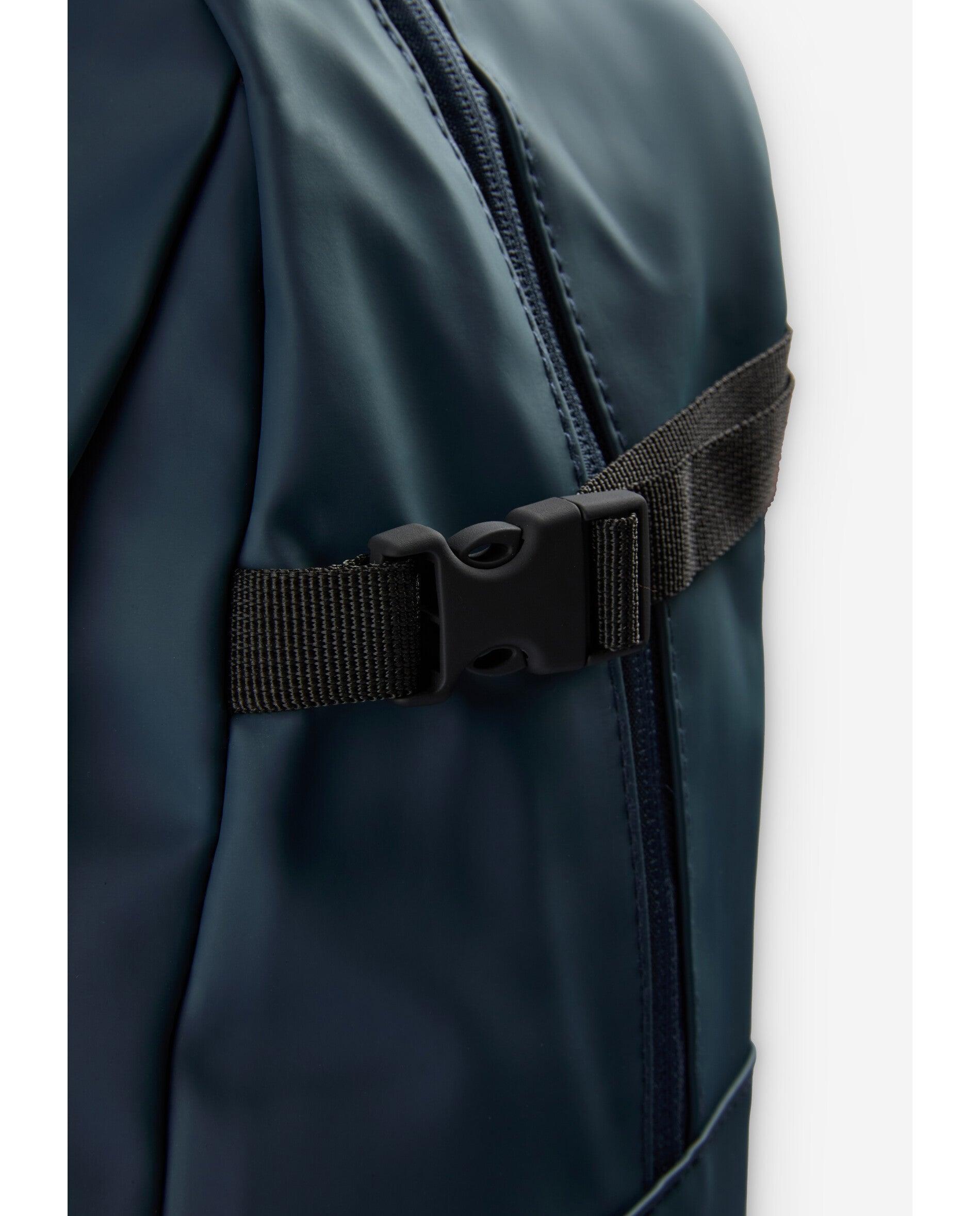 Mochila em Tecido Técnico com Bolso para Portátil Petróleo-6