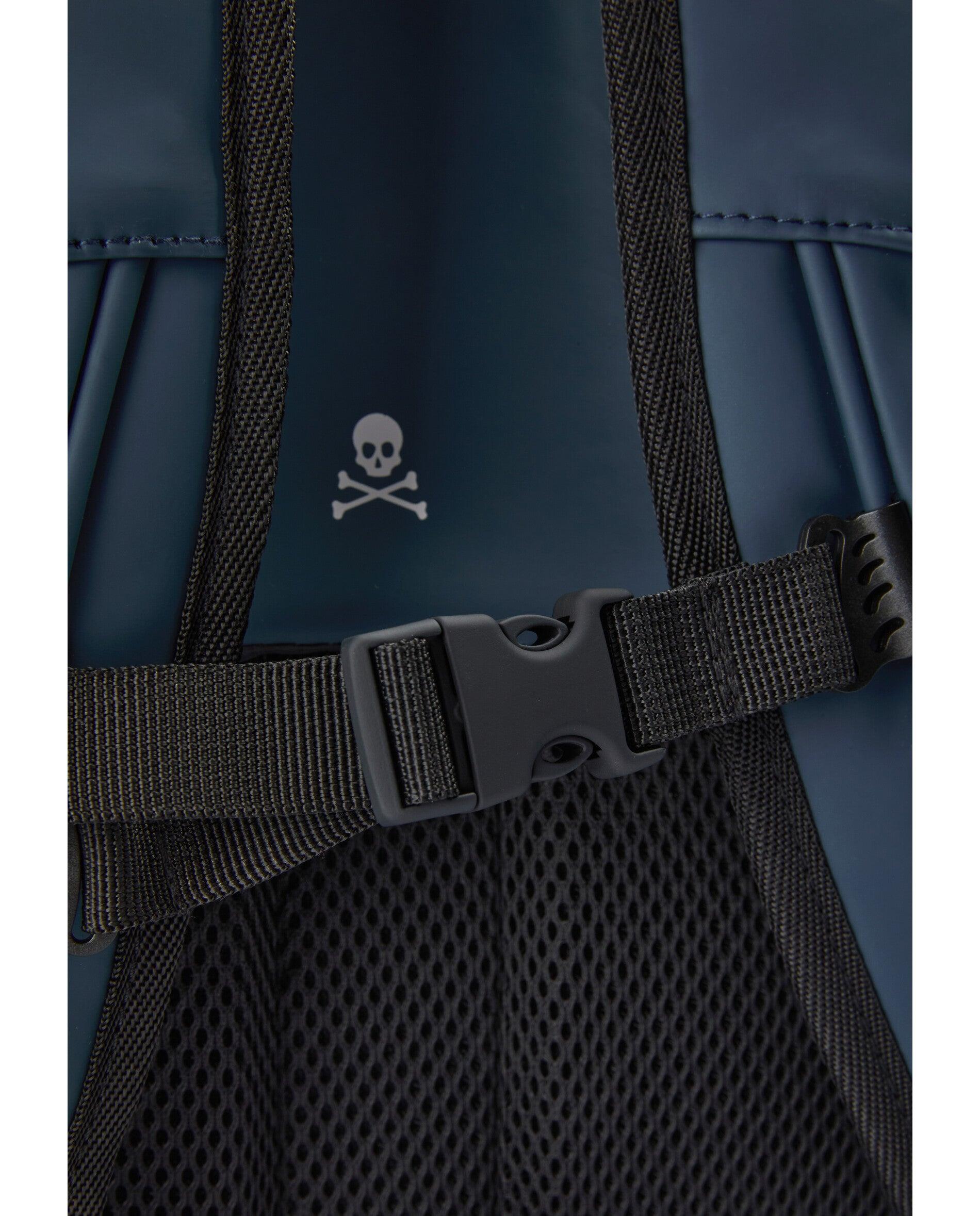 Mochila em Tecido Técnico com Bolso para Portátil Petróleo-9