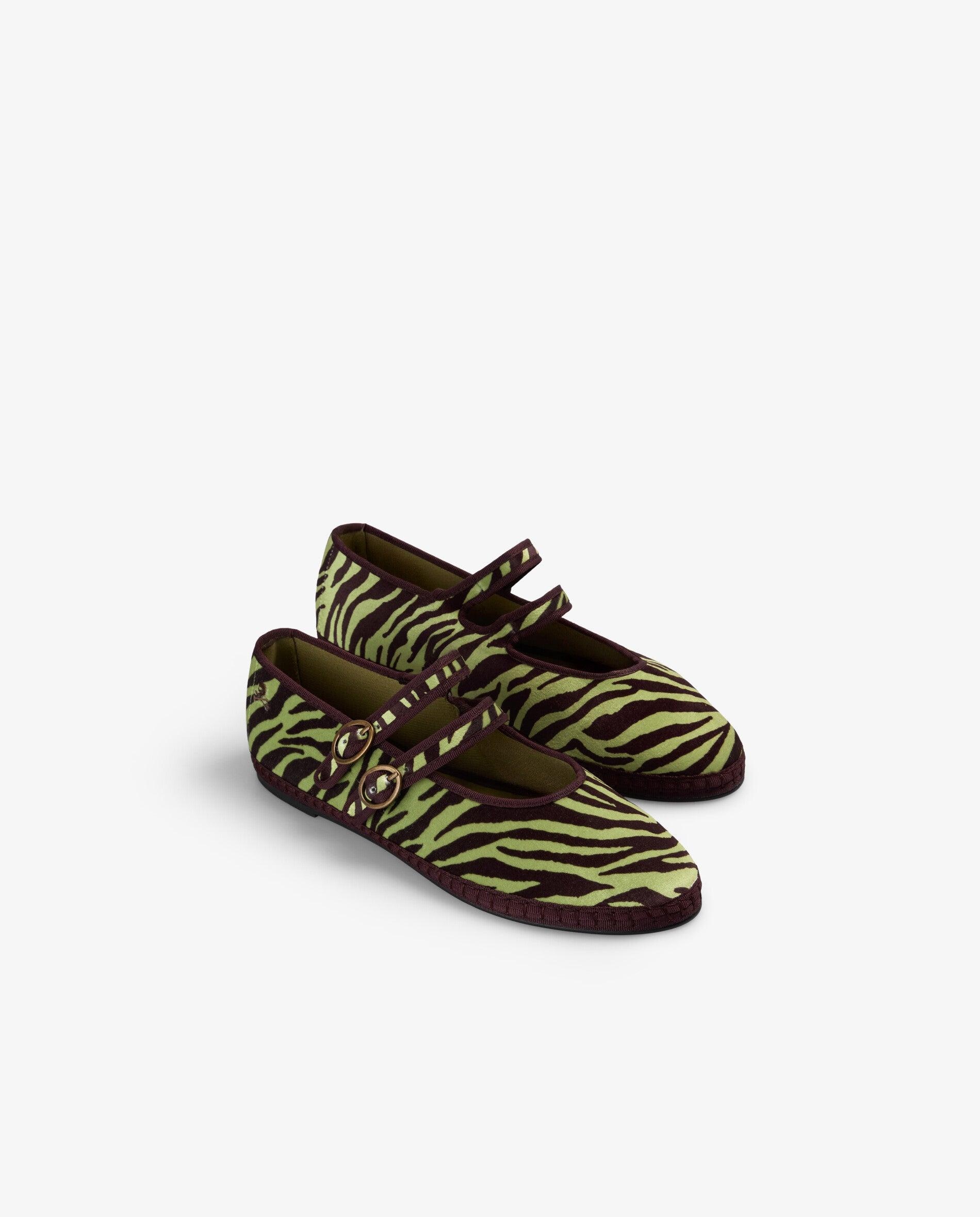 Merceditas Animal Print com Fivela Dupla Multicolor-2