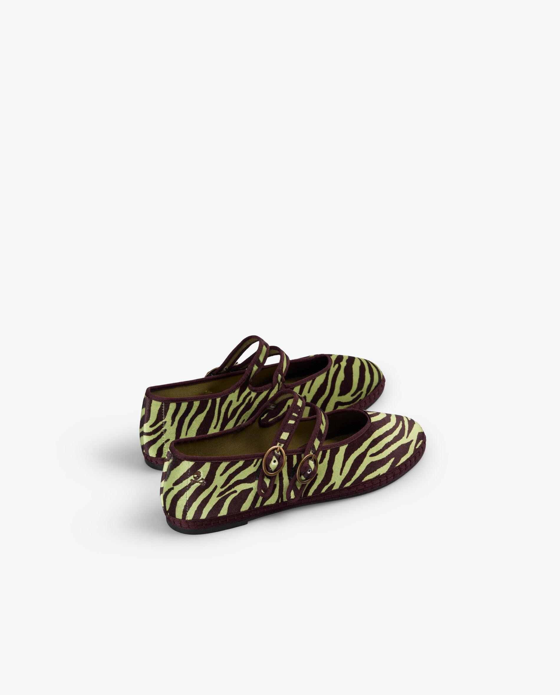Merceditas Animal Print com Fivela Dupla Multicolor-3