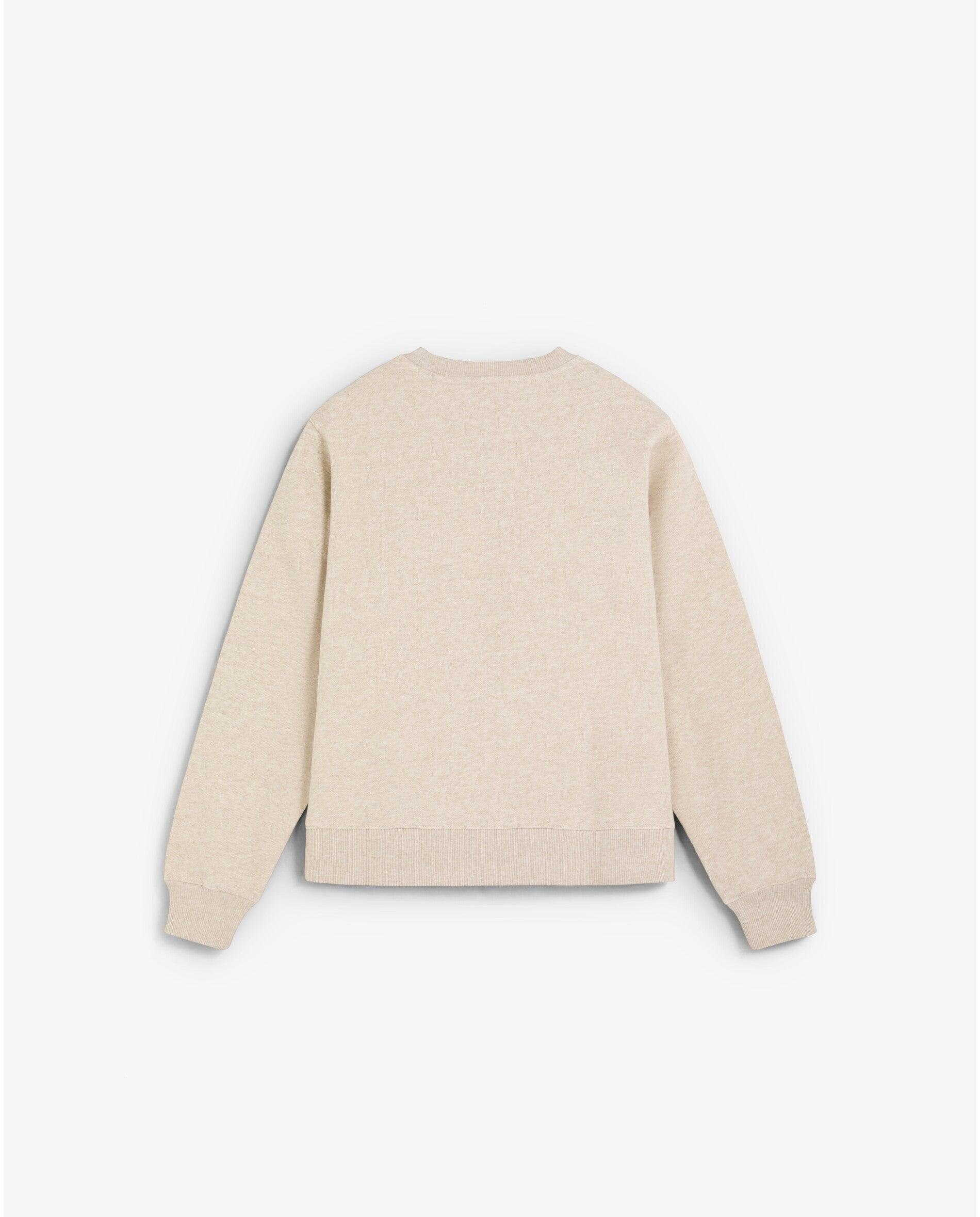 Sweatshirt em Algodão com Gola Redonda Natural-2